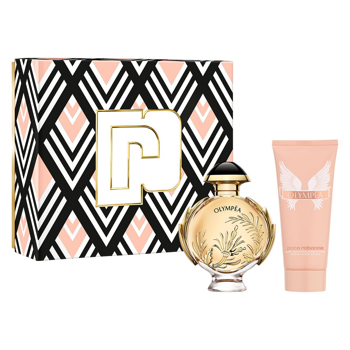 Paco Rabanne Olympea Solar Intense Set Para Dama Perfume EDP 80ml + Body Lotion 100ml