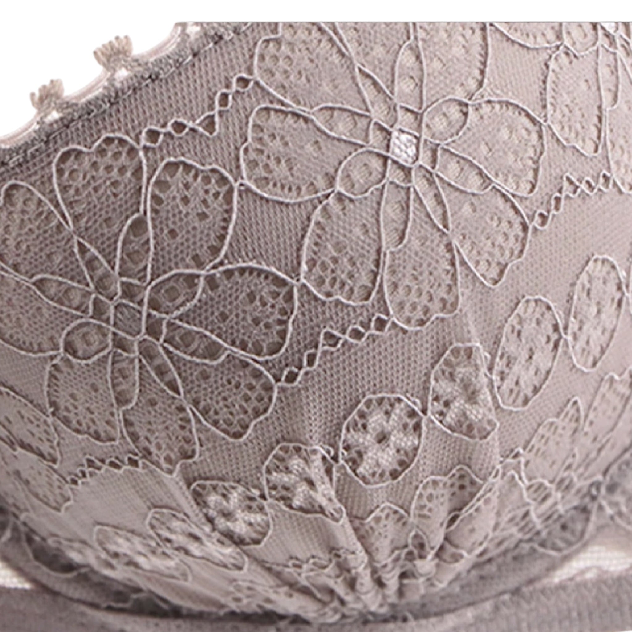 Brasier con encaje malva CARNIVAL.