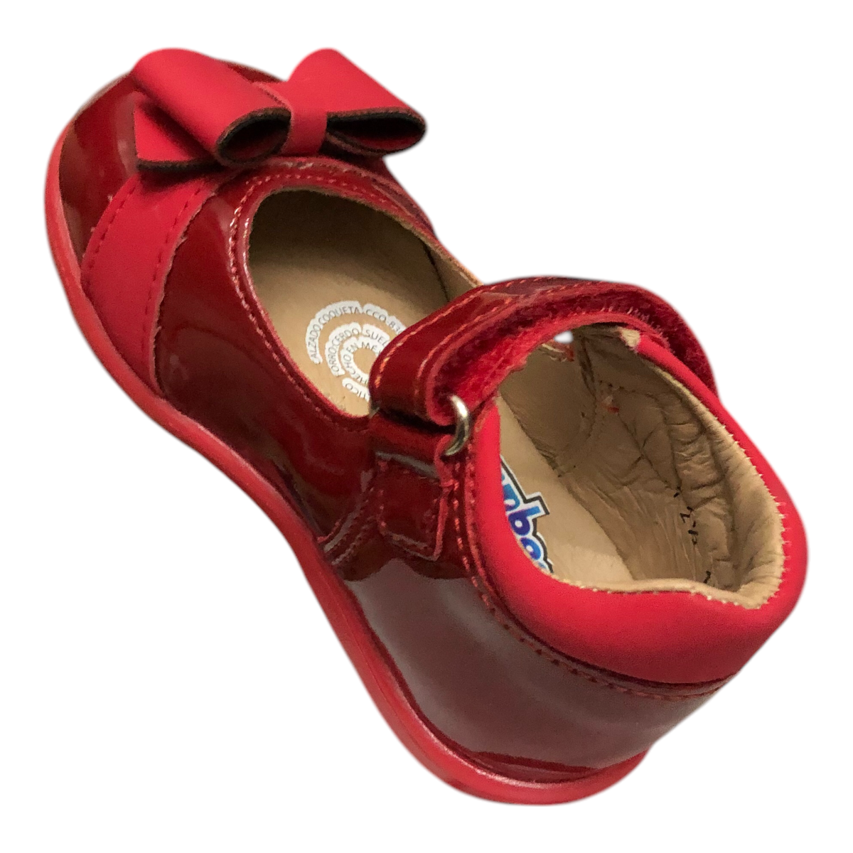 Zapato Charol Rojo Para Niña COQUETA