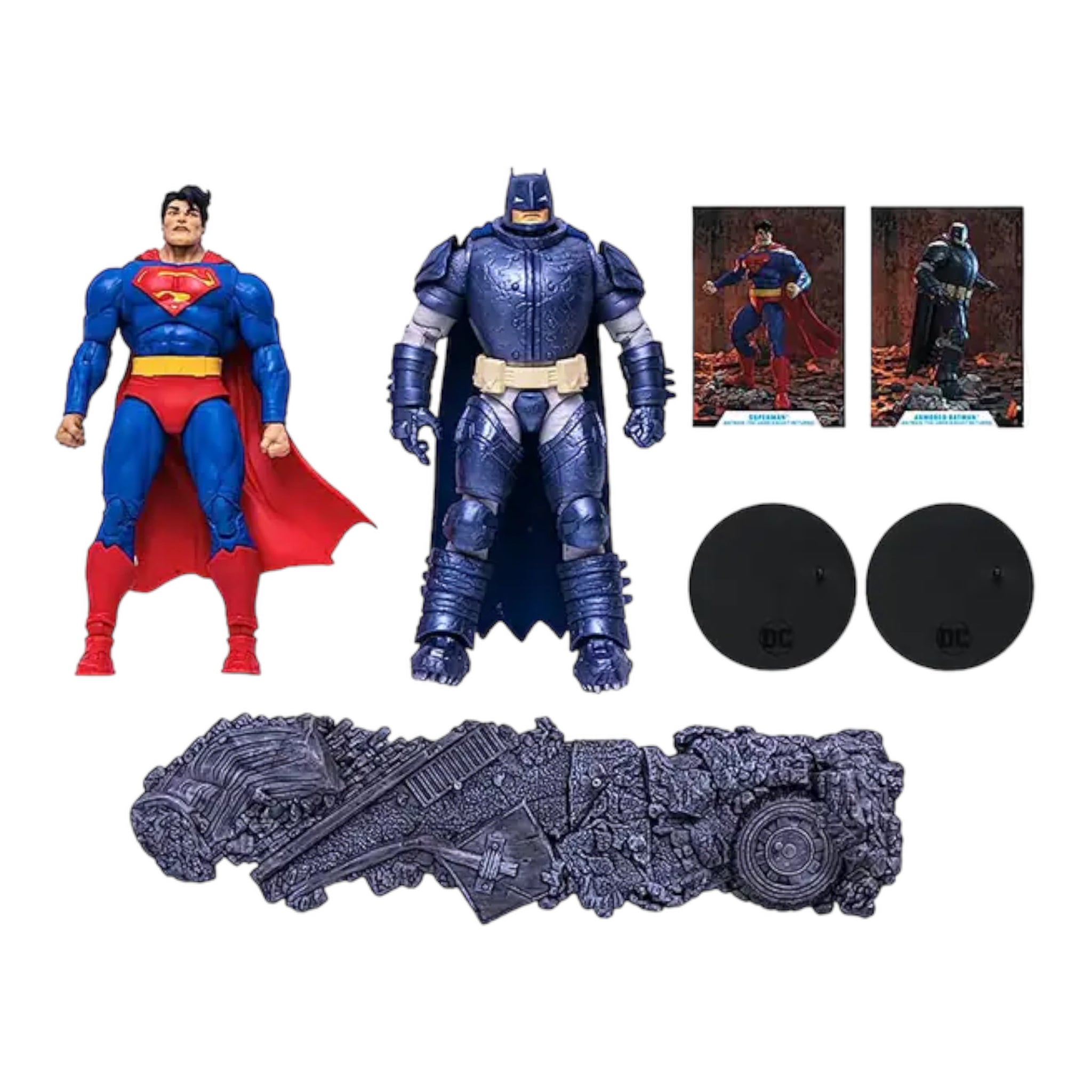 McFarlane Multiverse Superman vs. Armored Batman The Dark Knight Return DC