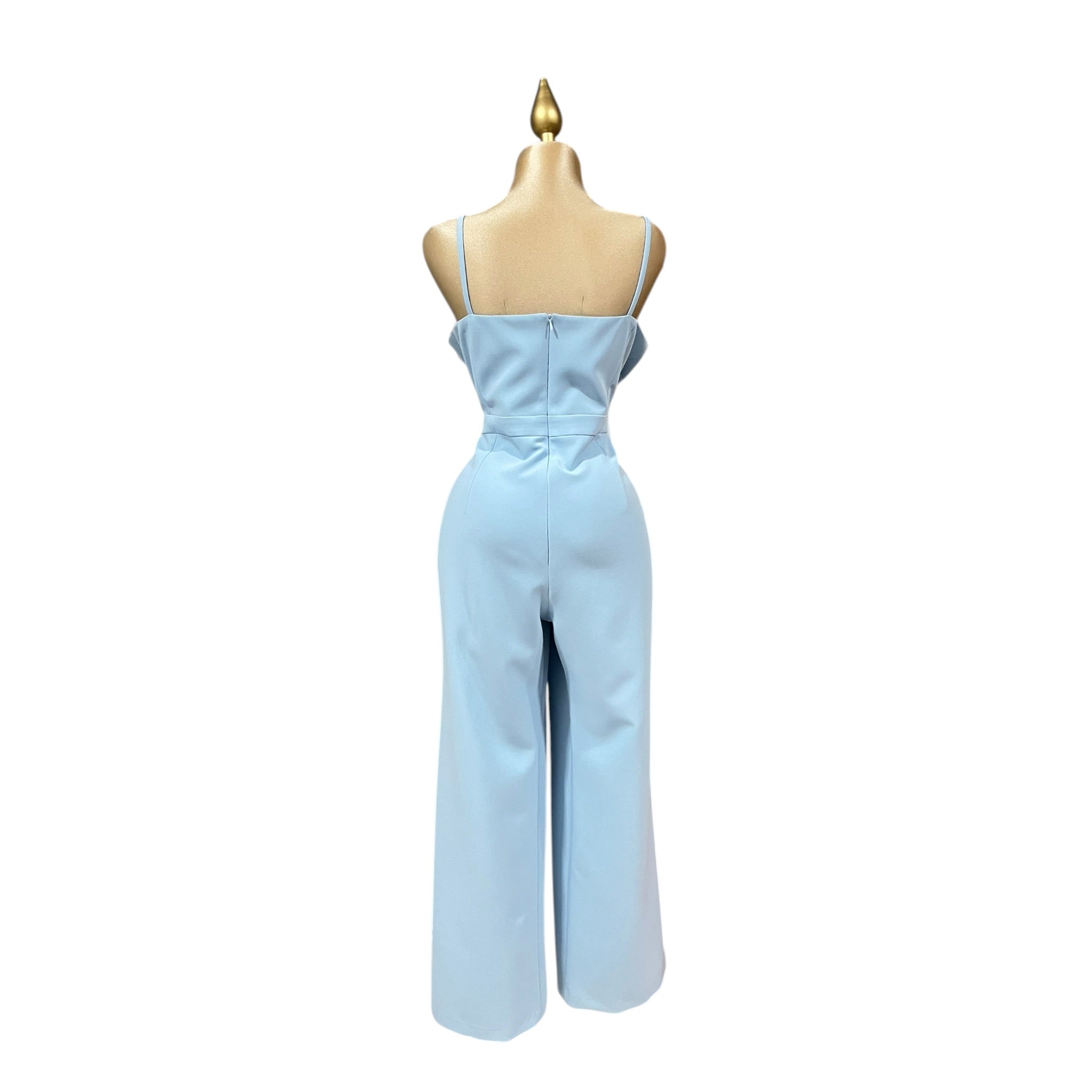Jumpsuit Azul De Tirante Angosto Mussi