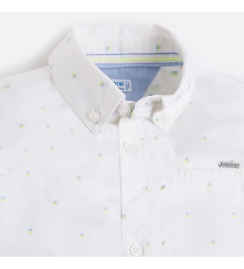 Camisa Slim Fit Blanco Para Niño Mayoral