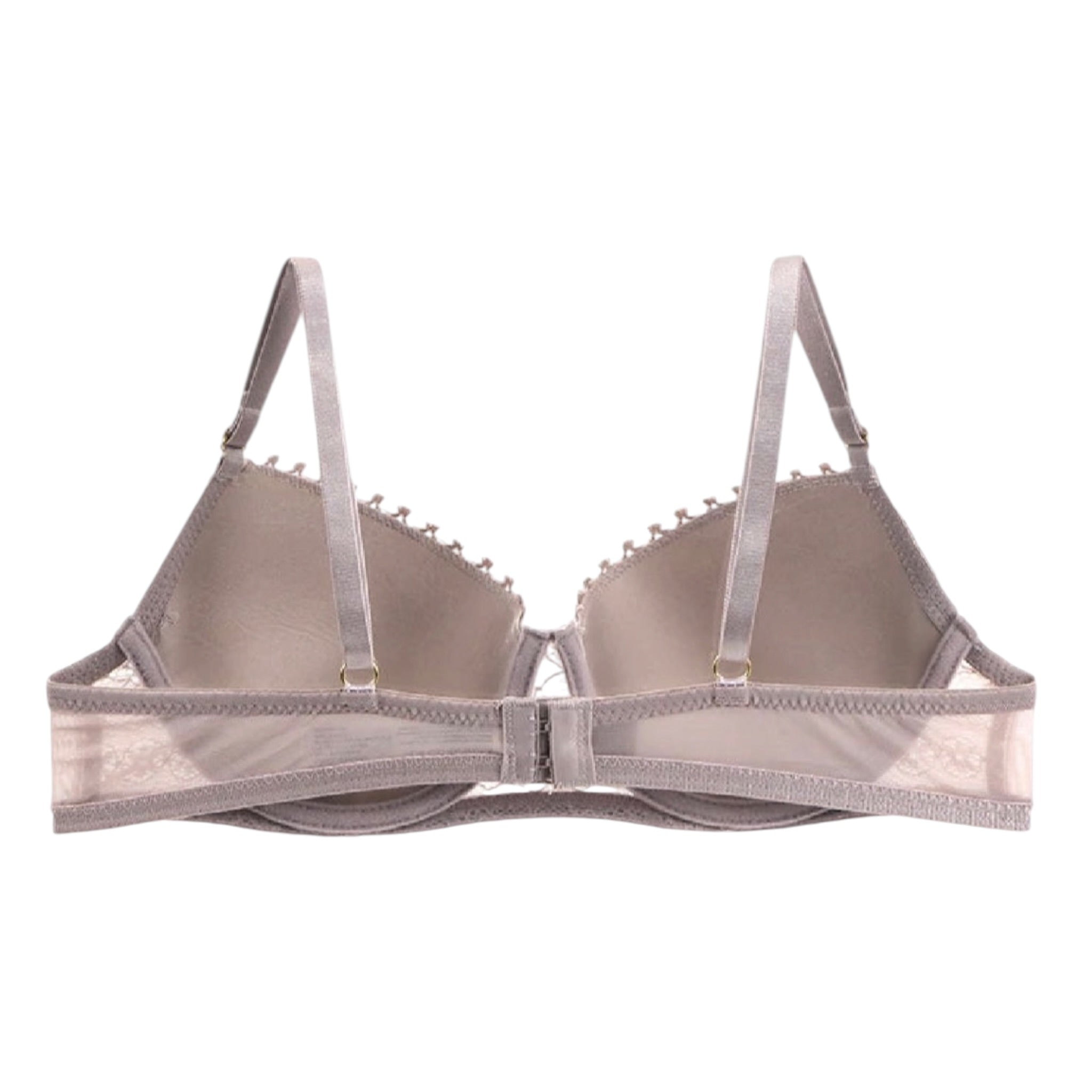 Brasier con encaje malva CARNIVAL.