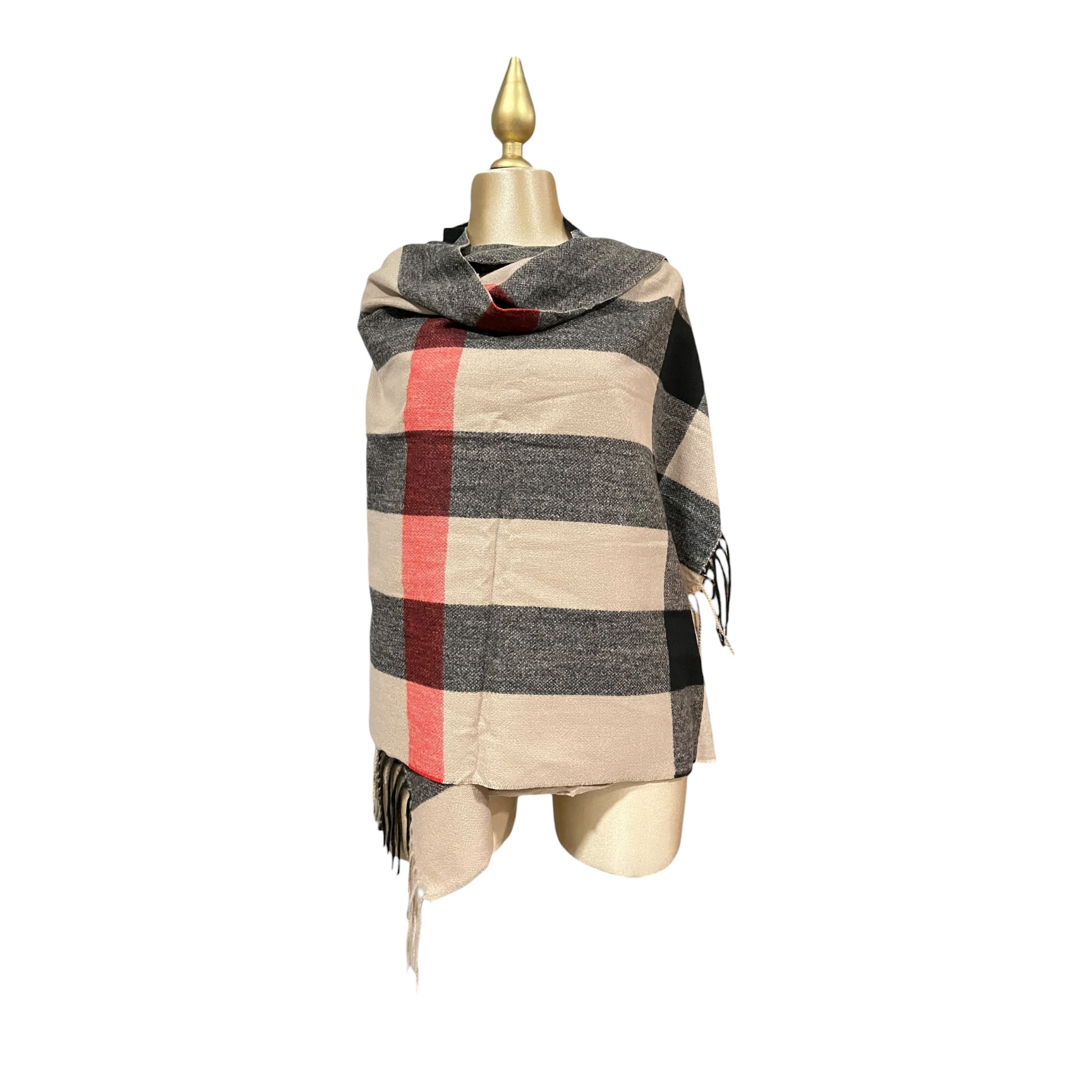 Pashmina Larga Multicolor Flecos MUSSI