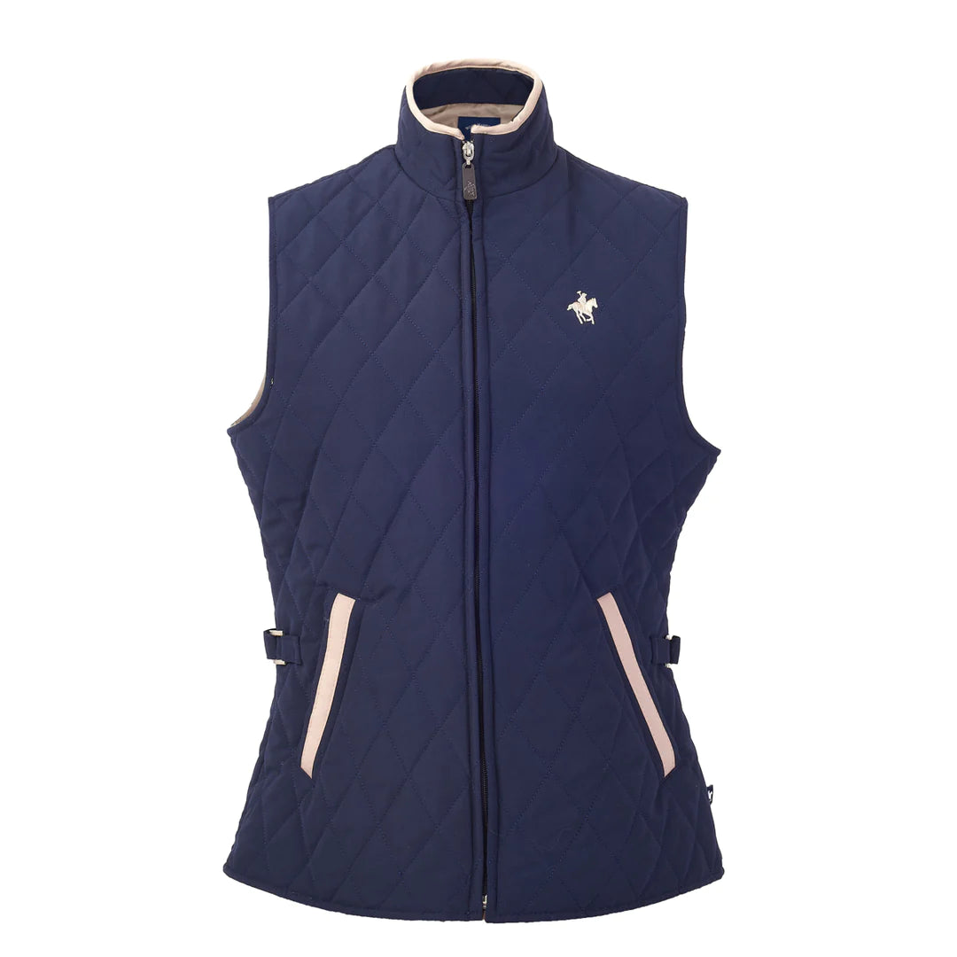 Chaleco Color Marino Para Dama Rock Hampton Polo Team