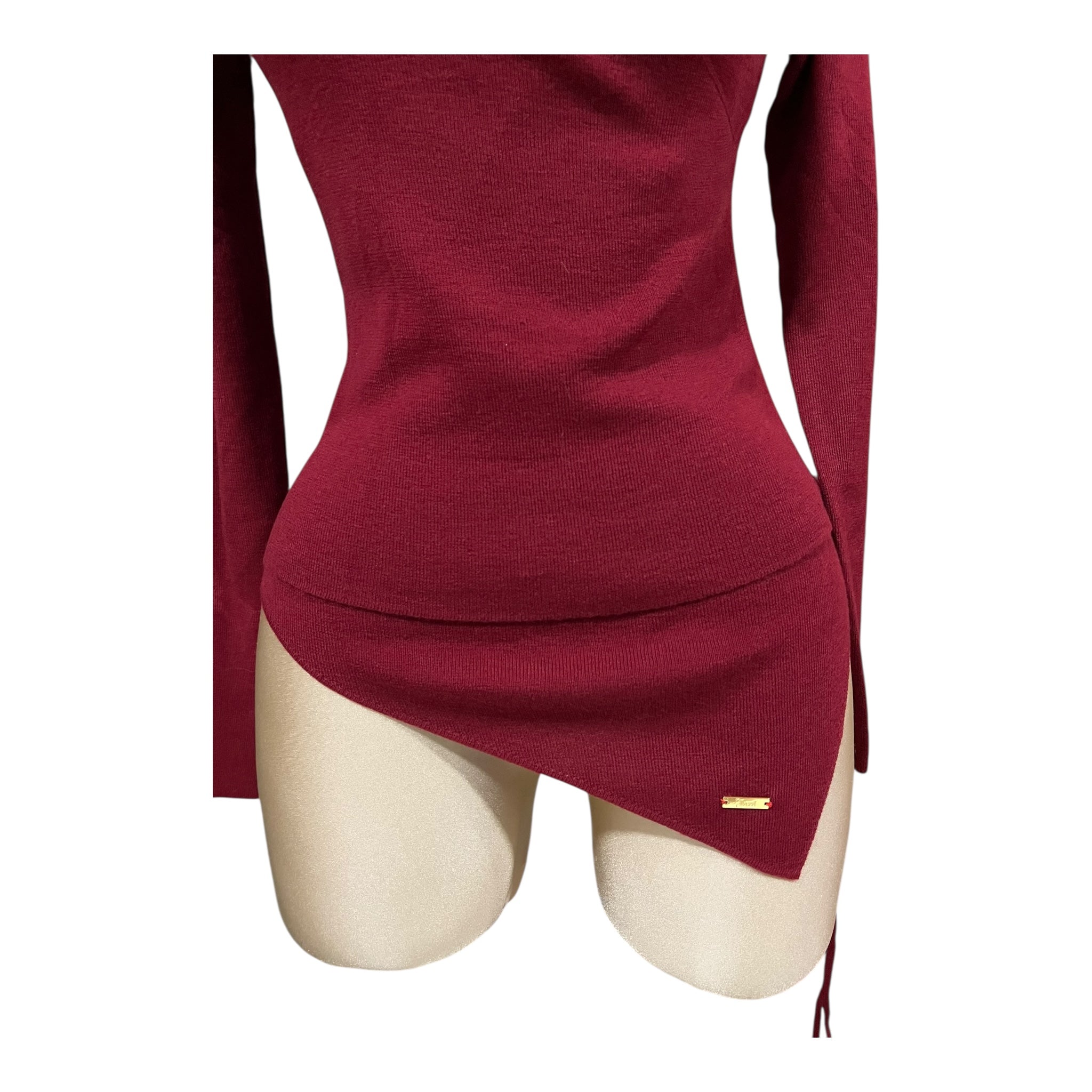 Blusa Asimétrica Rojo Para Dama MUSSI