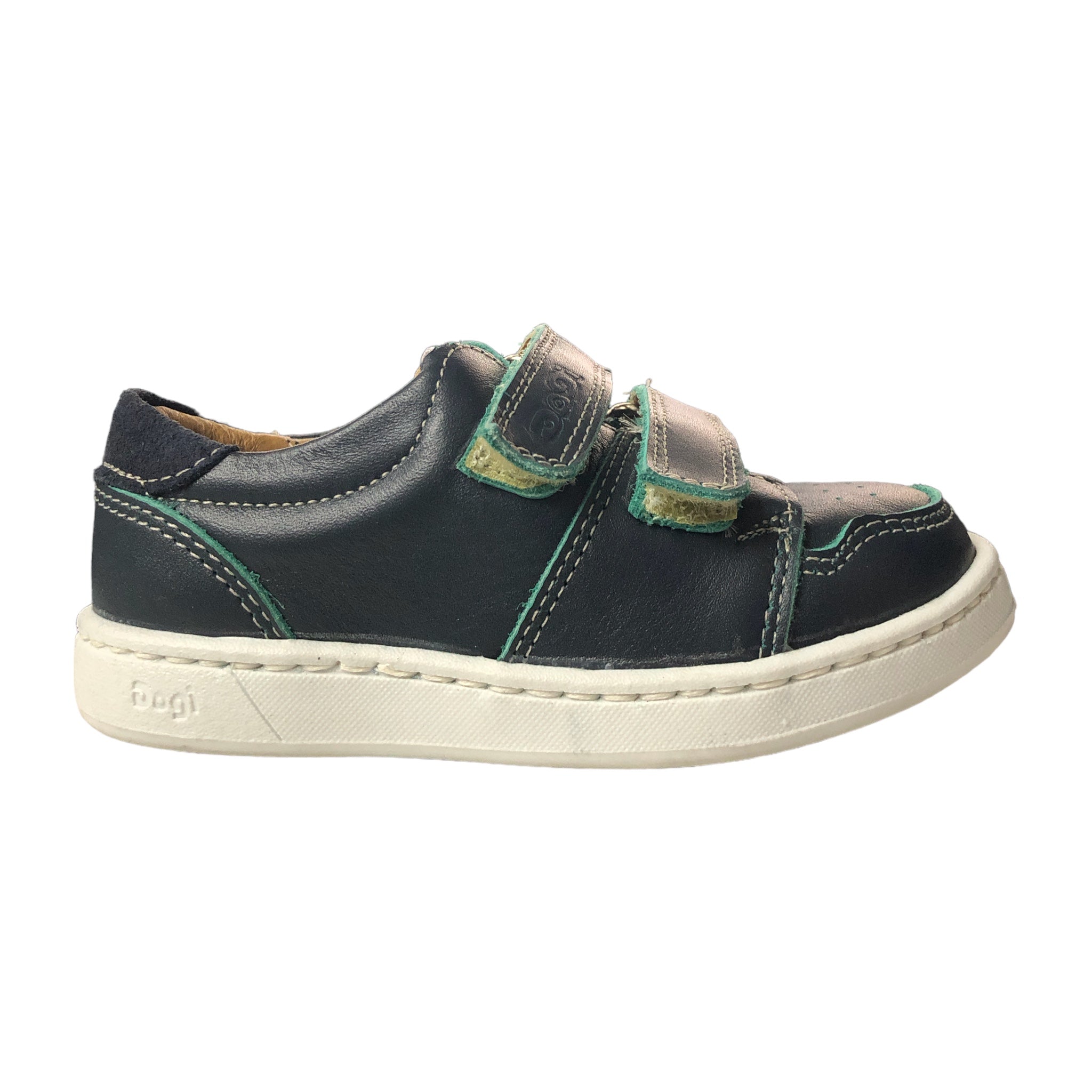 Zapato Urbano Azul/Verde Para Niño Dogi