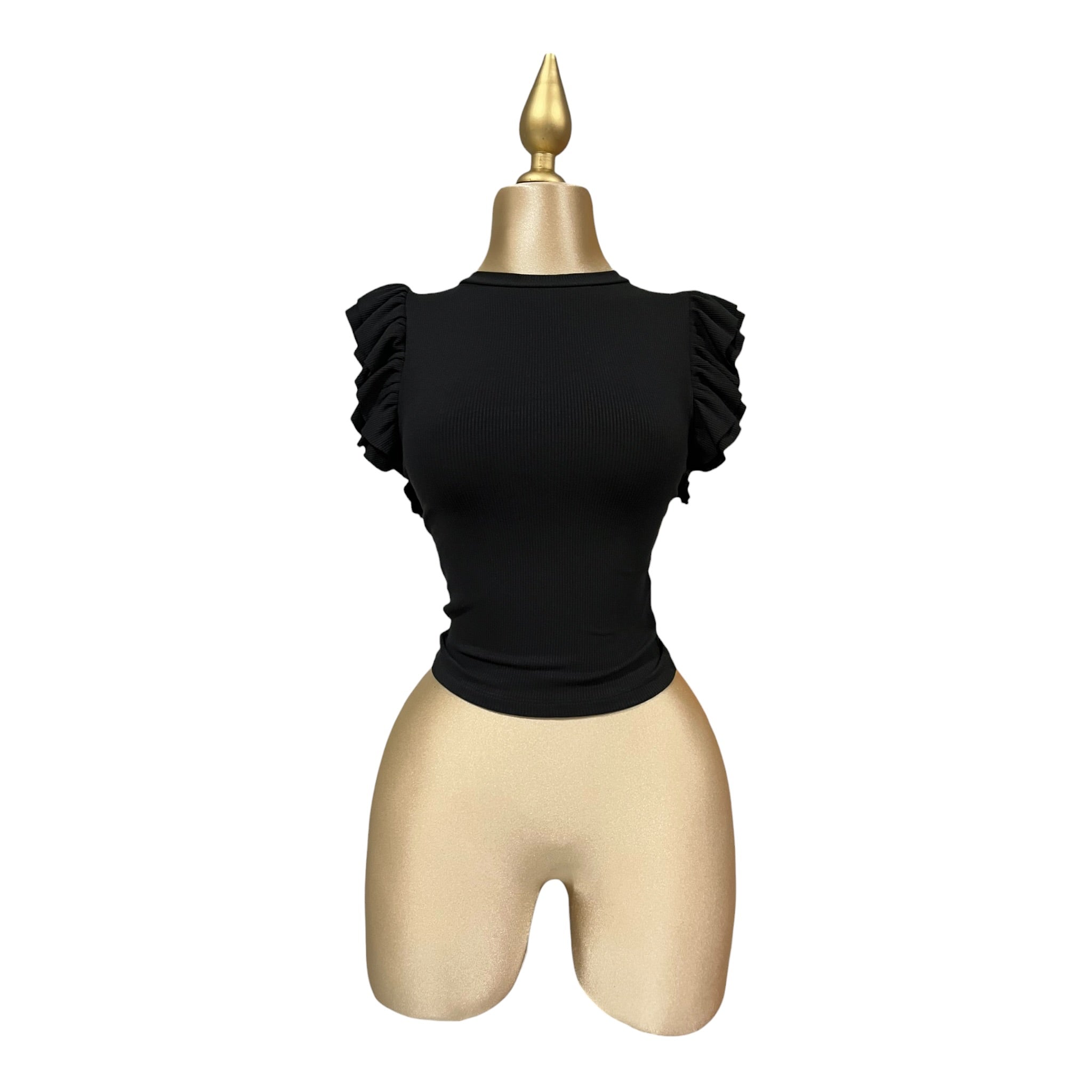 Blusa Manga Corta Olanes LC