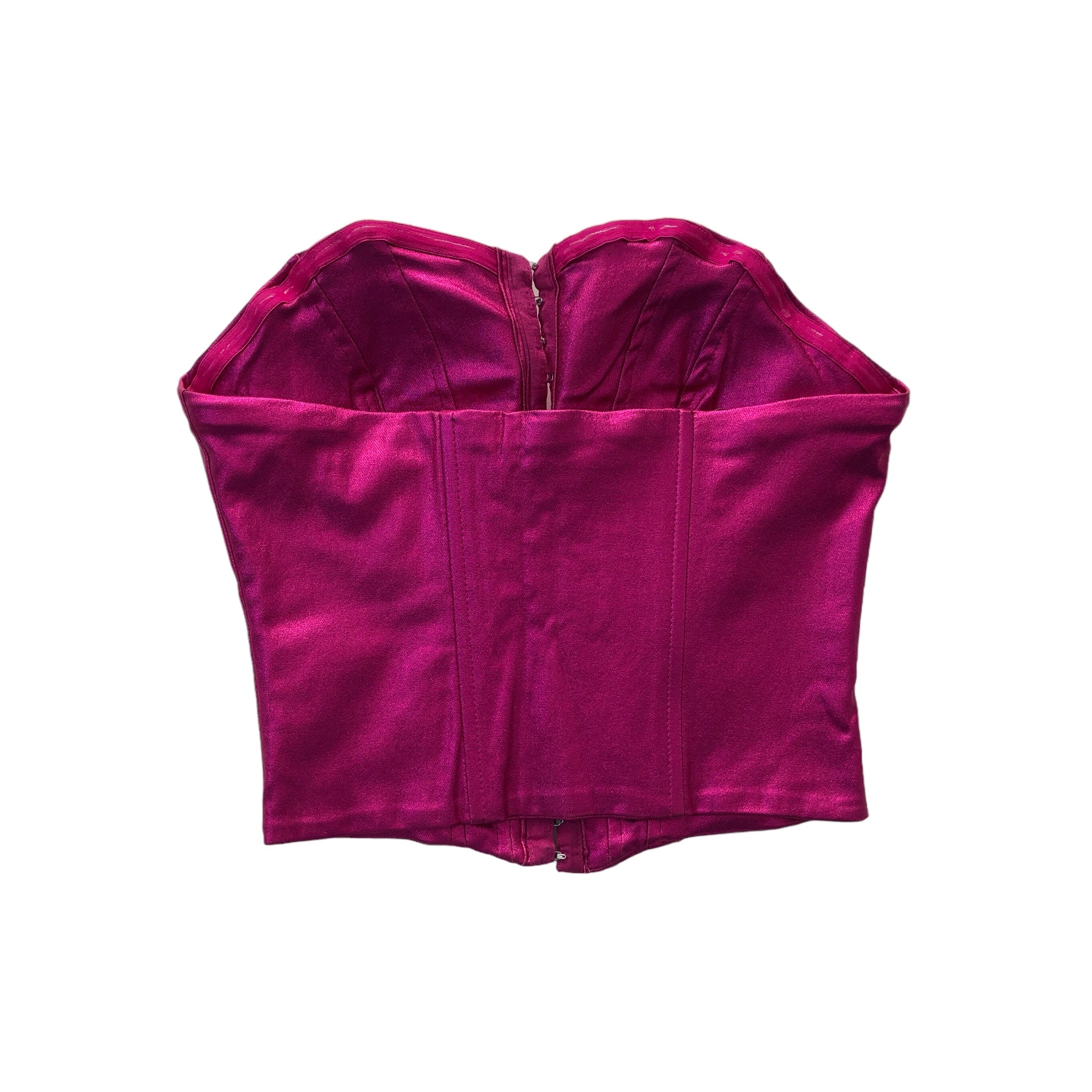 Top Corsé Fucsia LC