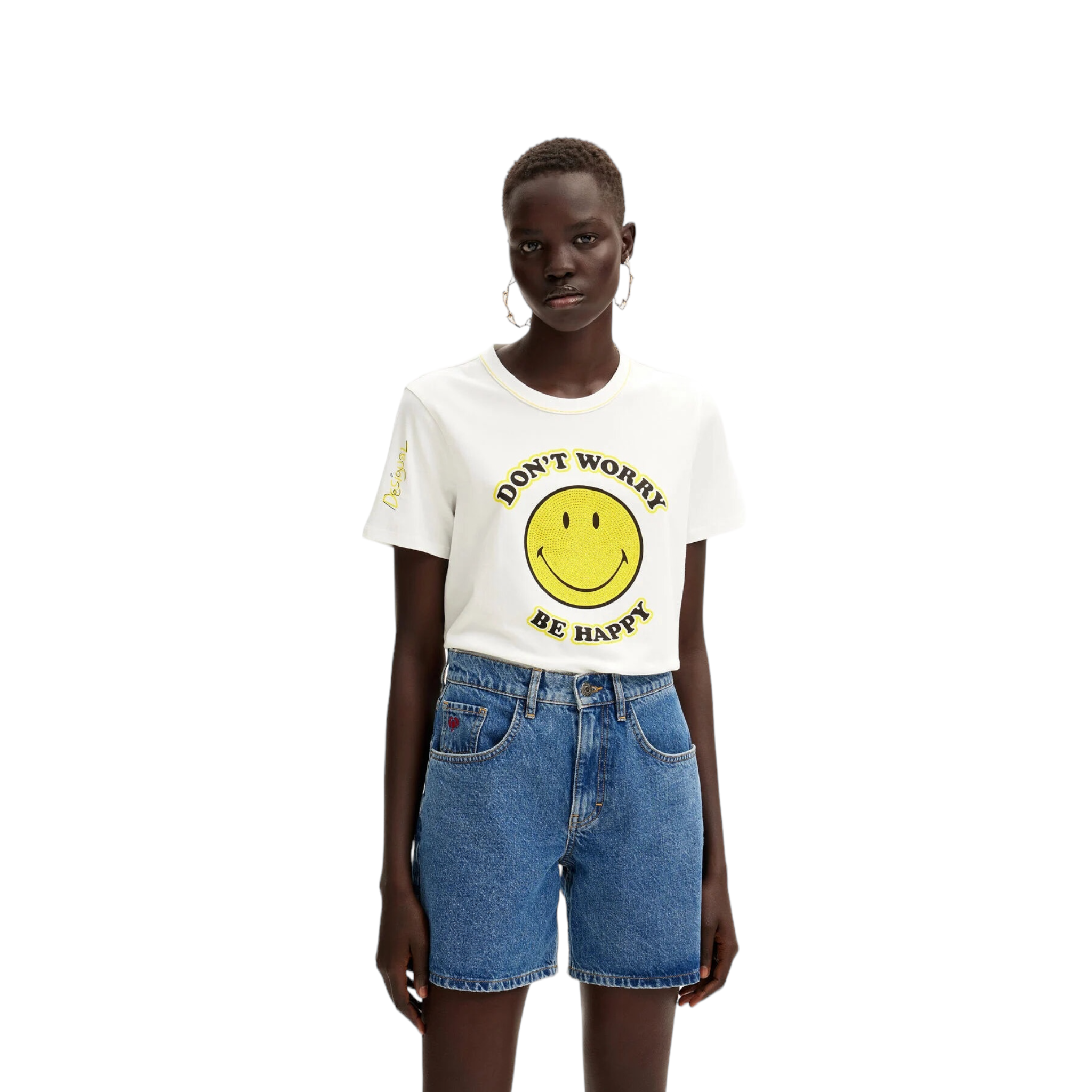 Playera Smiley Originals ® strass Desigual