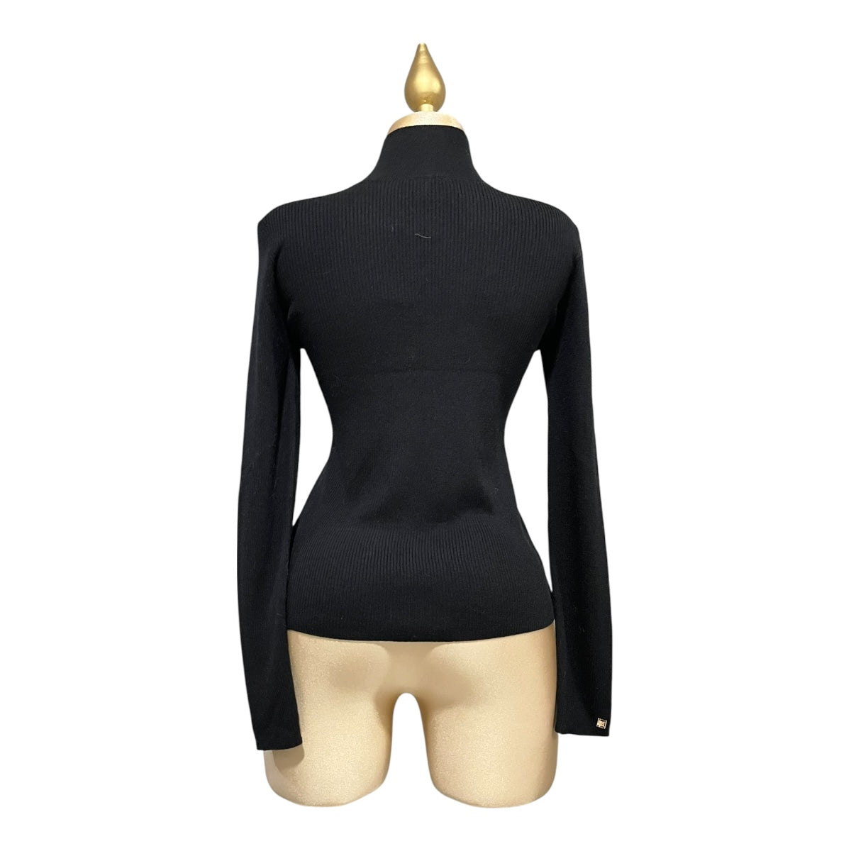 Suéter Negro Abertura Pecho Para Mujer MUSSI