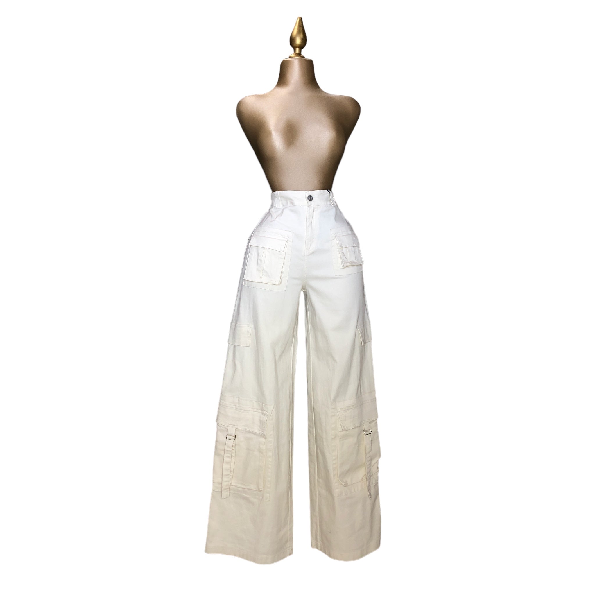 Pantalón Cargo Para Mujer LC