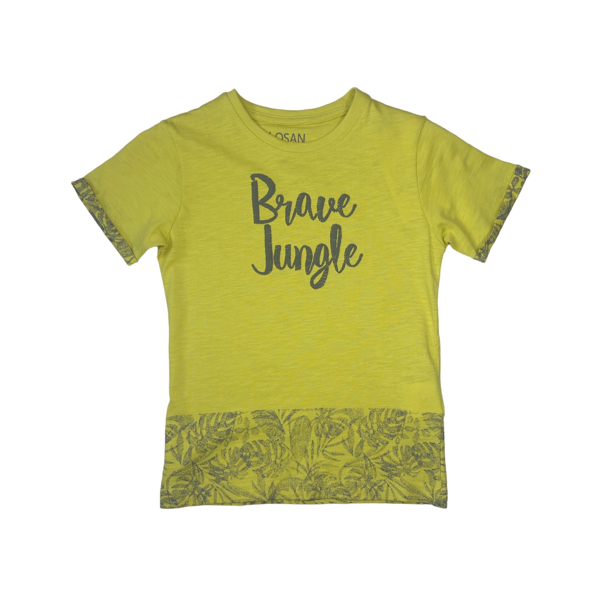 Playera Manga Corta "Brave Jungle" Niño Losan