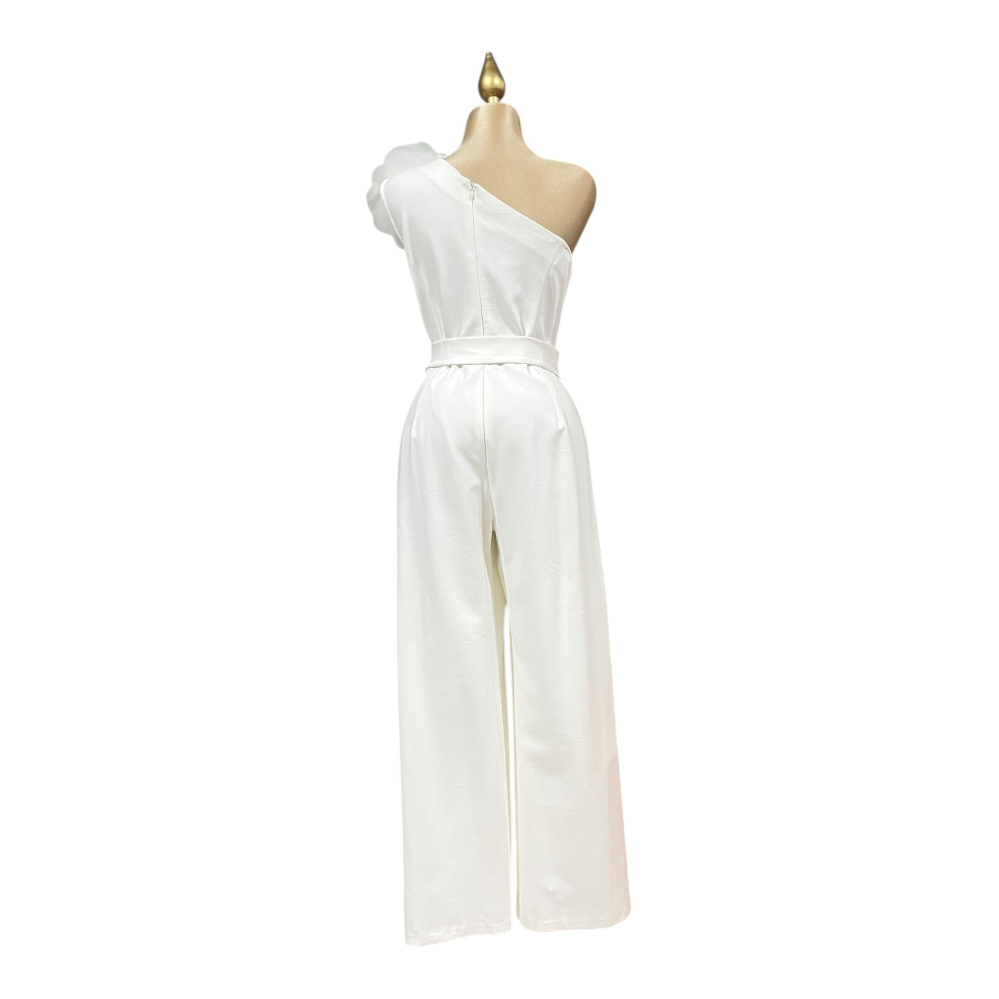 Jumpsuit Hueso Broche Rosas Para Dama MUSSI