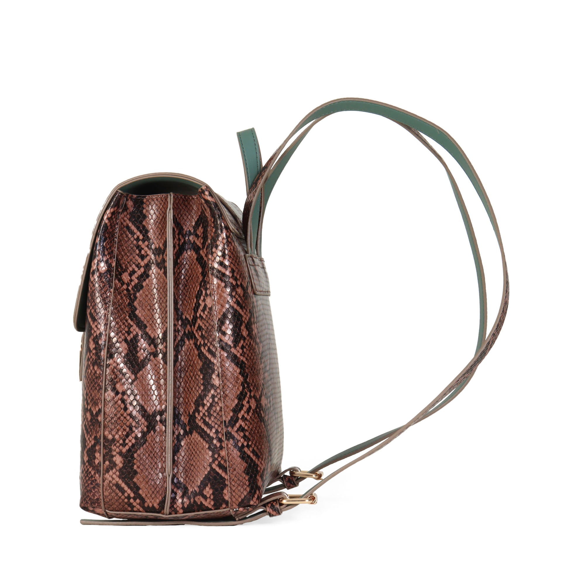 Mochila Look Animal Skin color Café Cloe