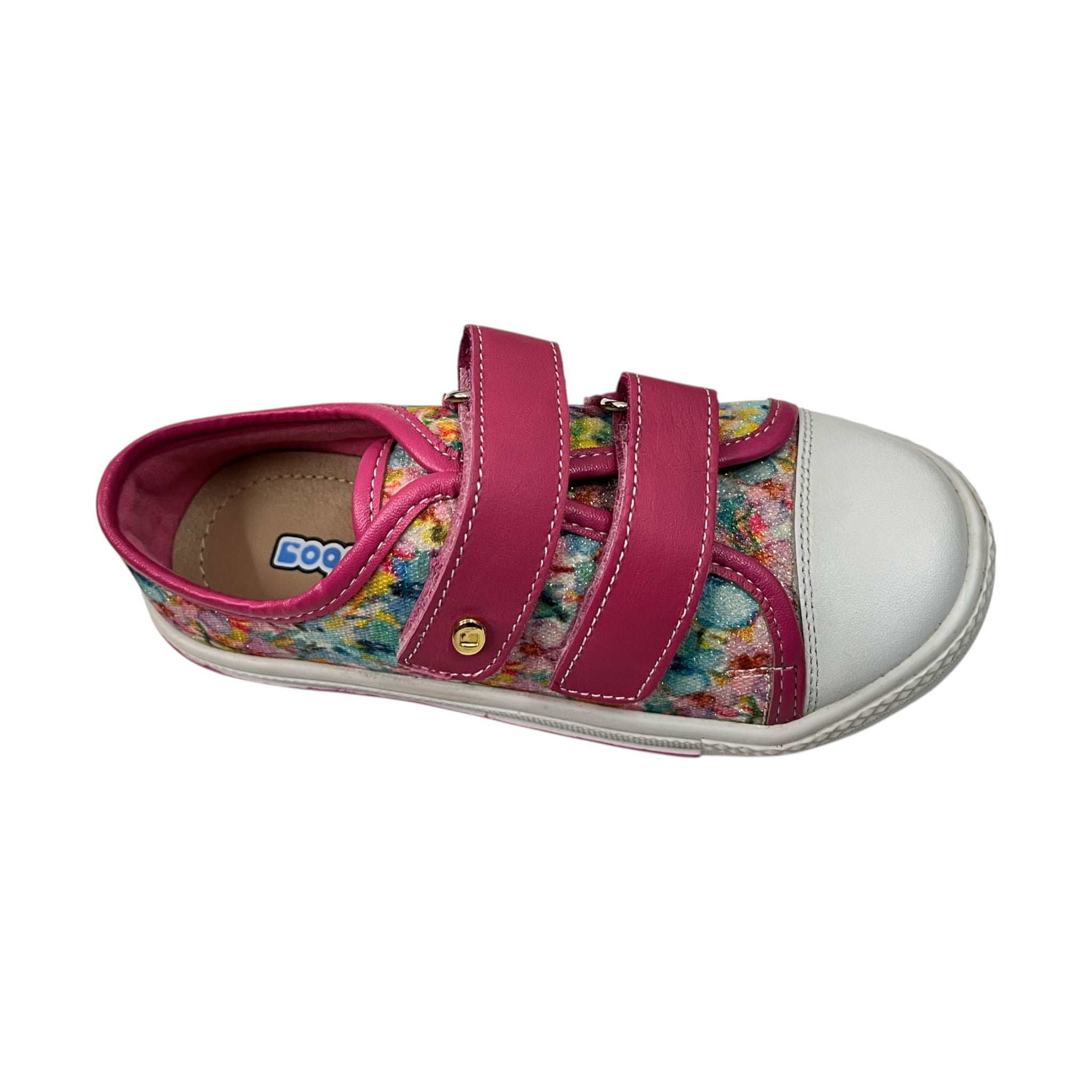 Tenis Urbano Estampado Flores Niña Coqueta