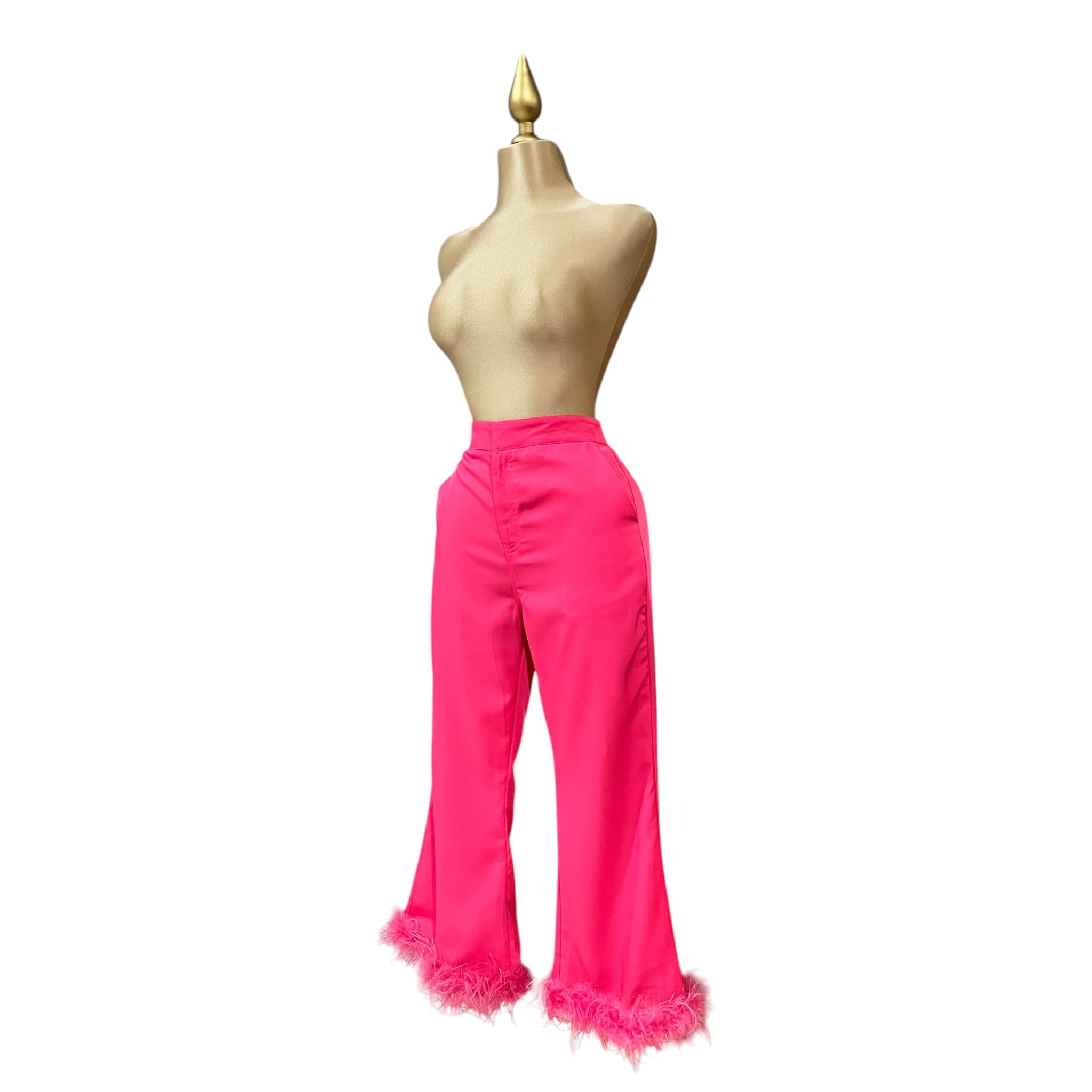 Pantalón Plumas Fucsia LC