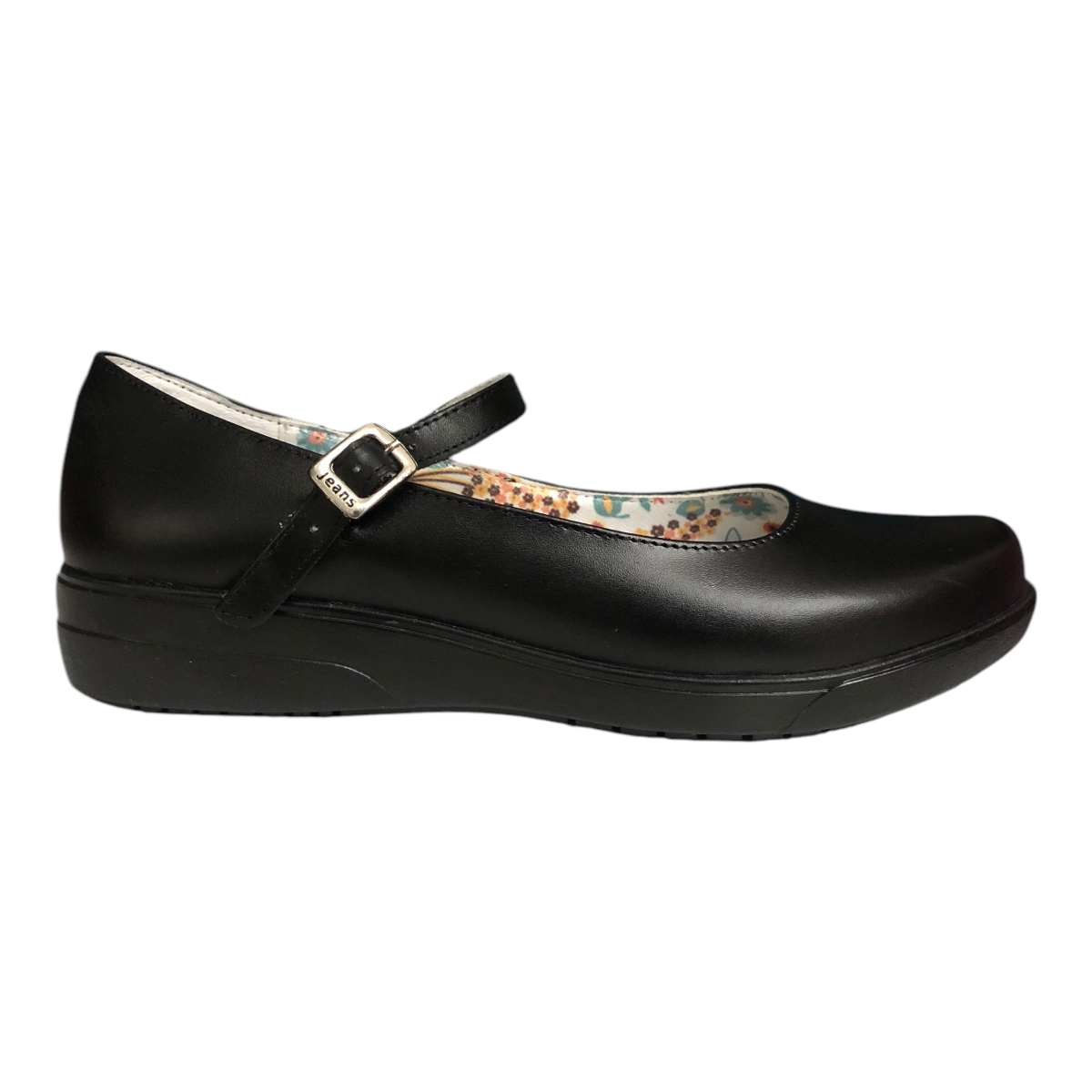 Zapato Napa Negro Escolar Para Niña Moda Jeans Shoes
