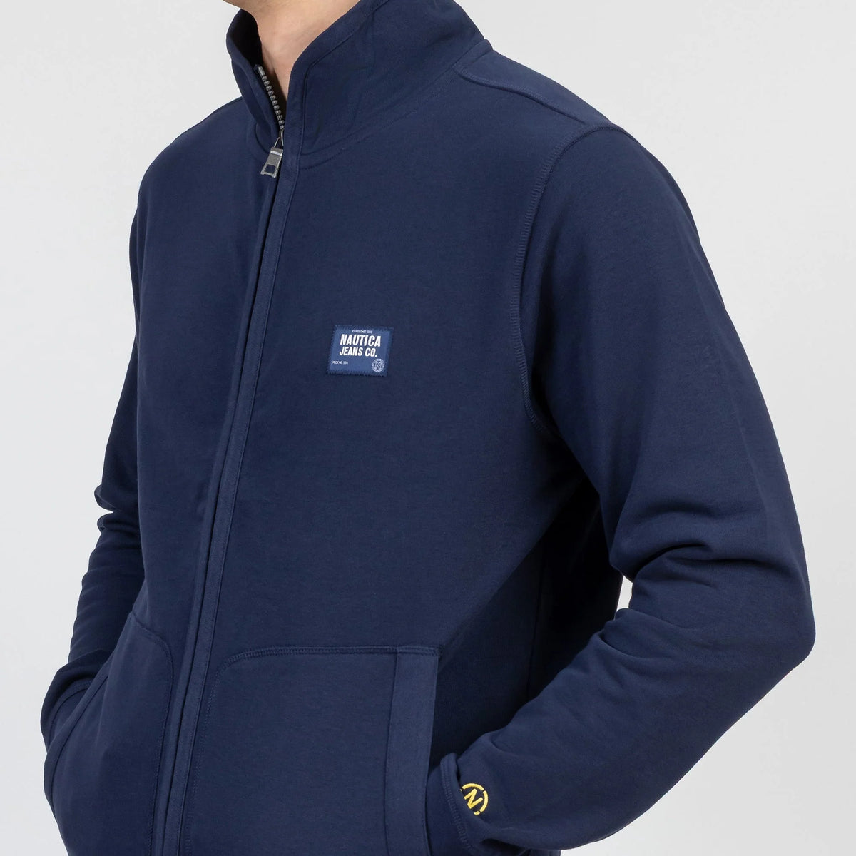 Chamarra Tejido De Hombre Azul Marino Nautica Jeans