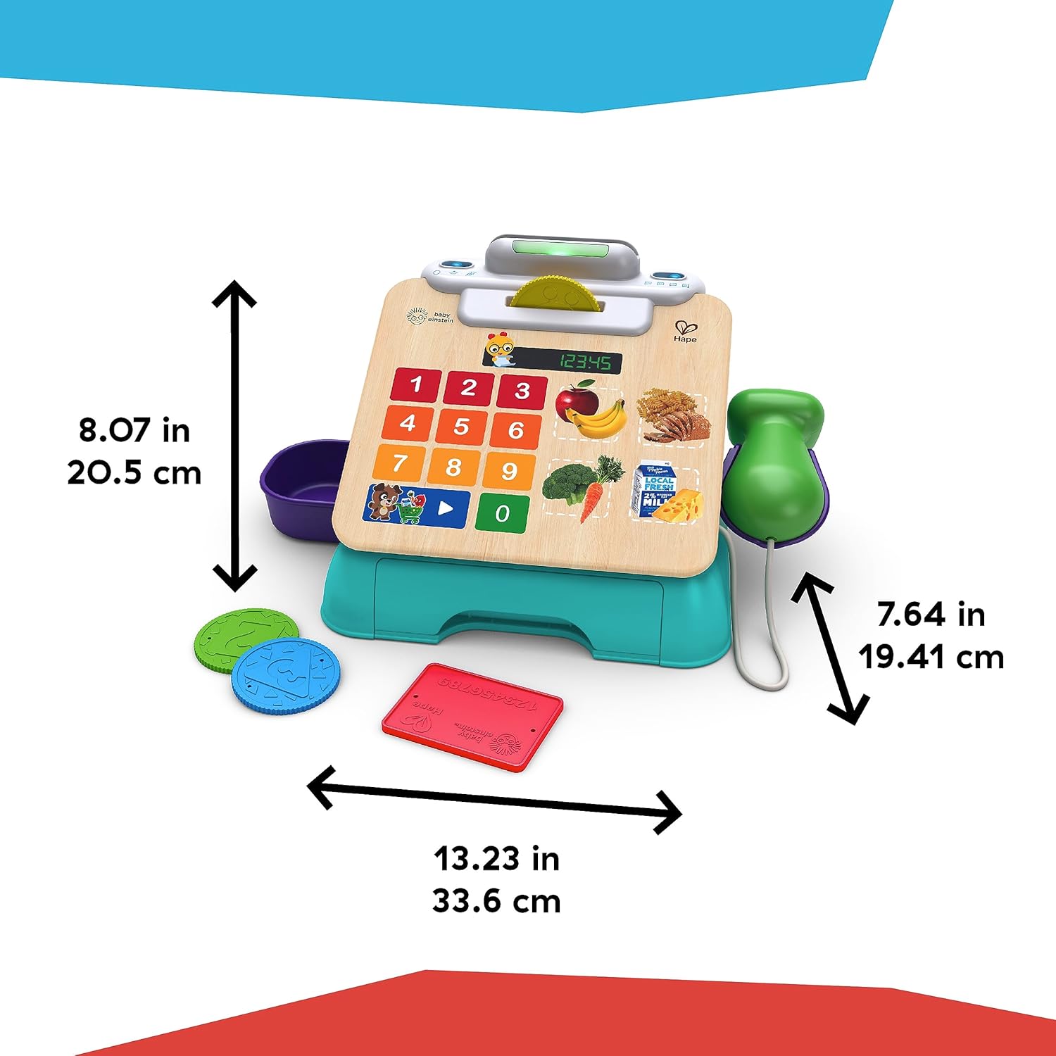 Baby Einstein Caja Registradora Musical Táctil Hape