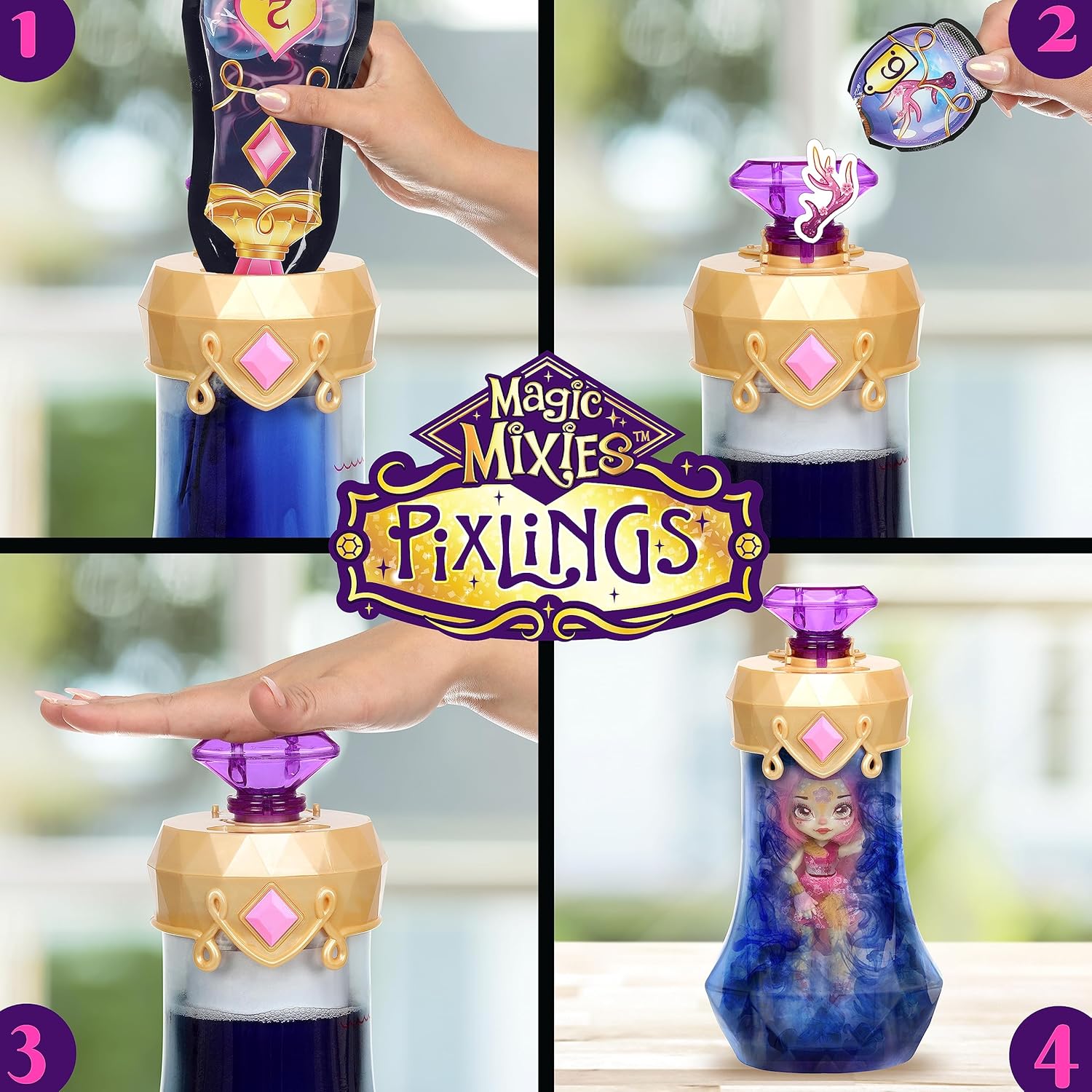 Magic Mixies Pixlings Rosa Muñeca Sopresa