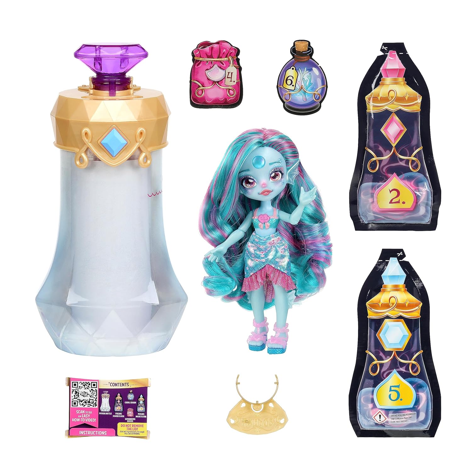 Magic Mixies Pixlings Azul Muñeca Sopresa