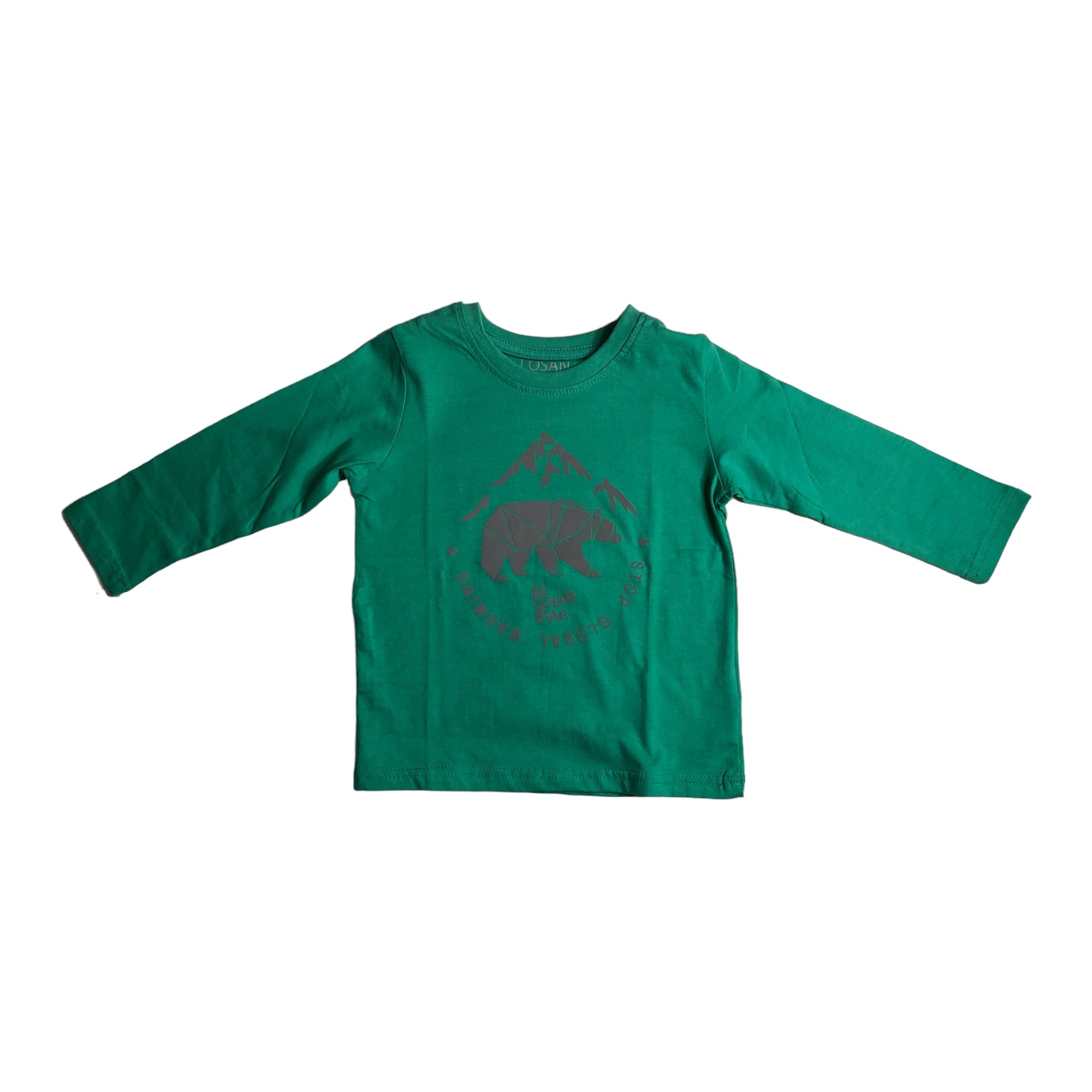 Playera “Polar Bear” Verde Niño Losan
