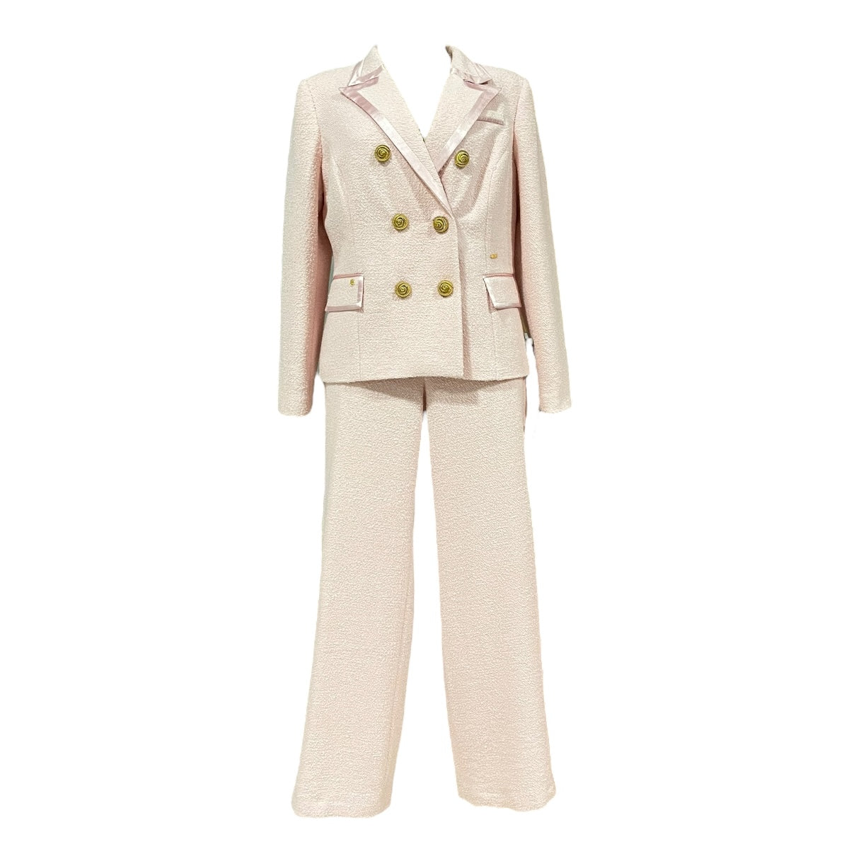 Conjunto De Saco Y Pantalón Rosa Para Dama MUSSI