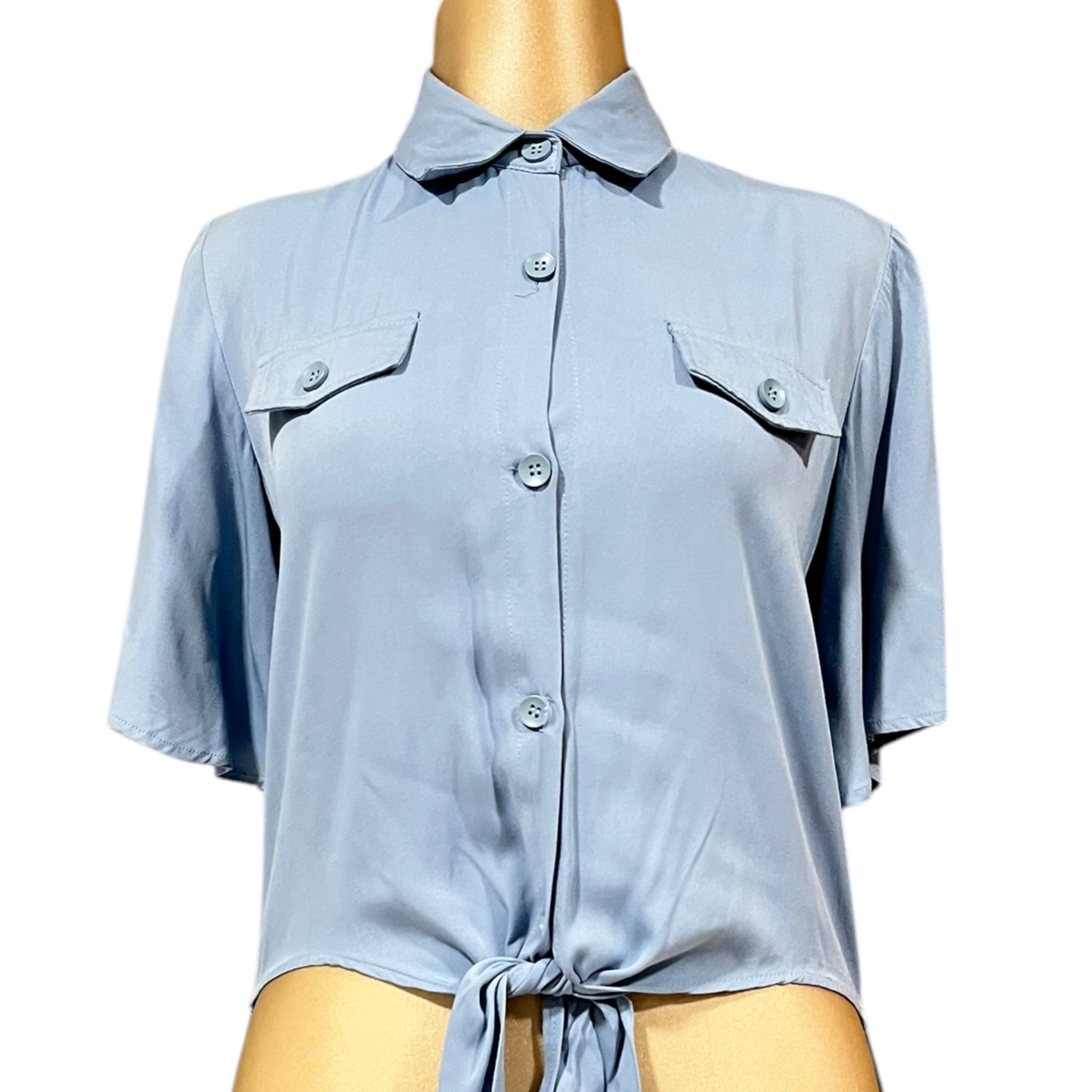 Blusa Azul con cola LC