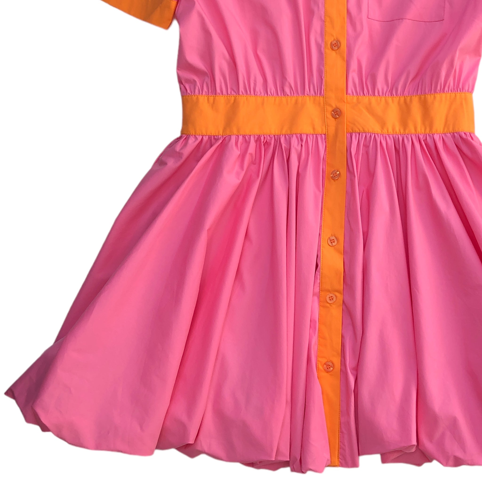 Vestido Pink Bombacho Inferior LC.