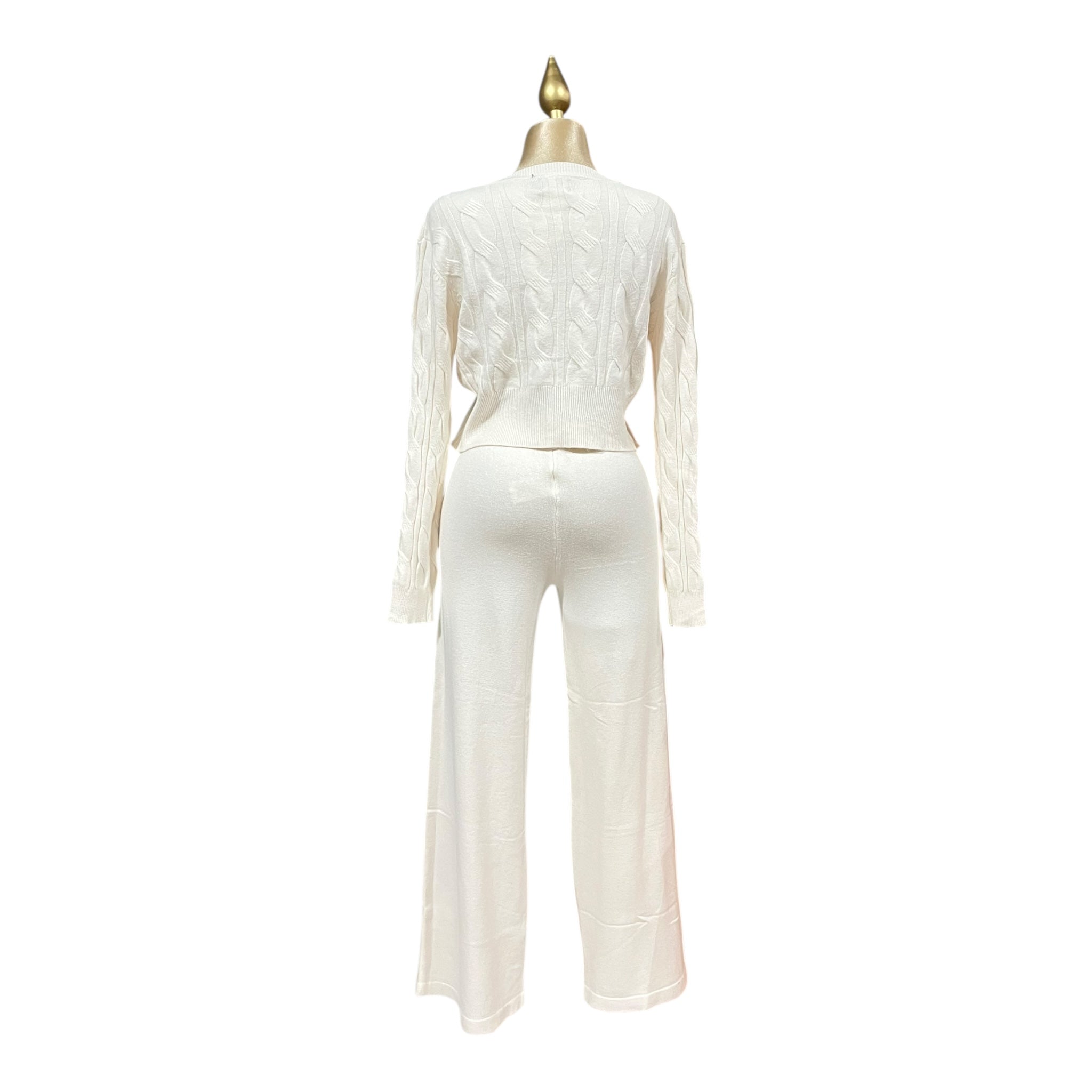 Conjunto De Dos Piezas Blusa Y Pantalón Hueso MUSSI