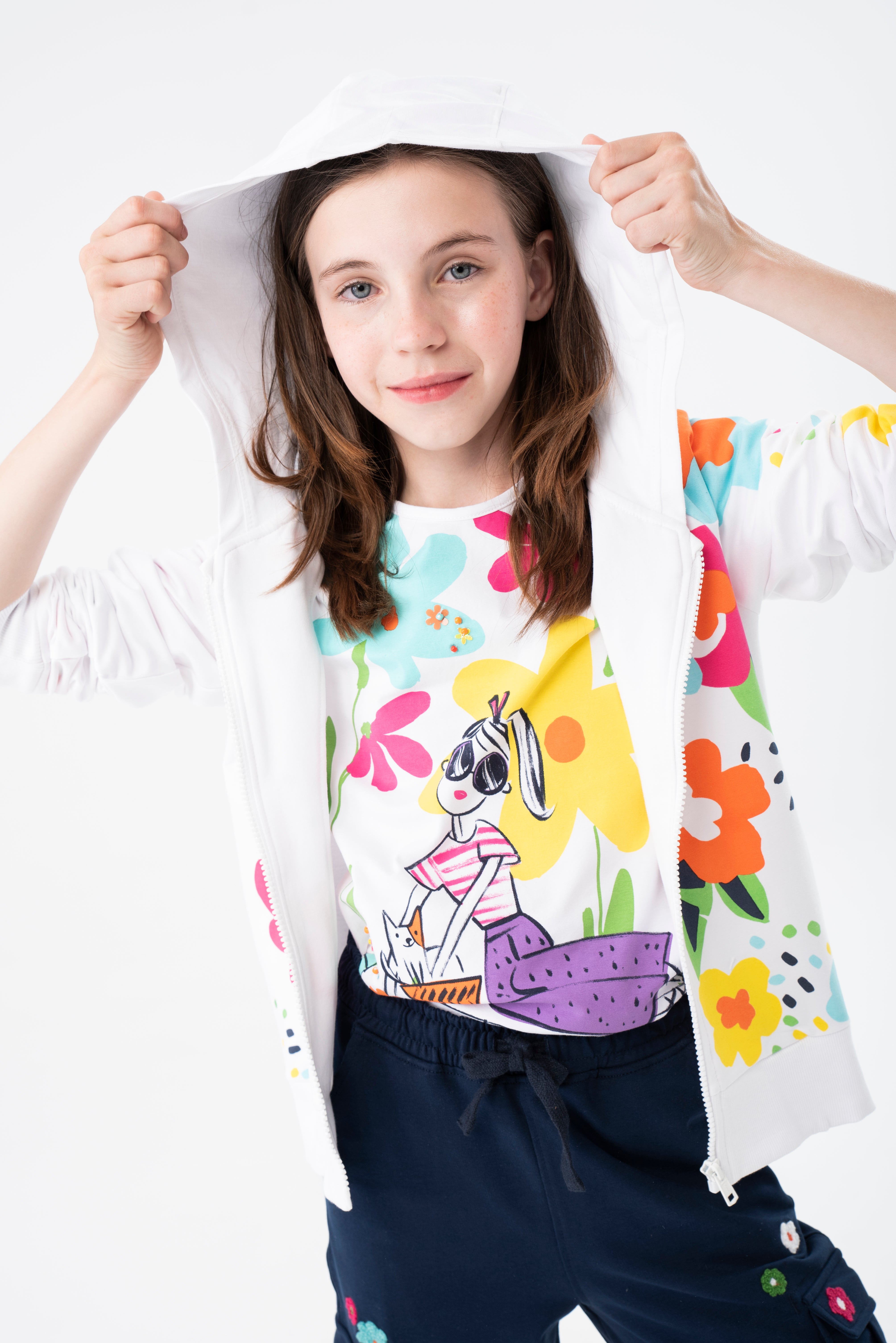 Playera Estampado Fashion Para Niña BOBOLI