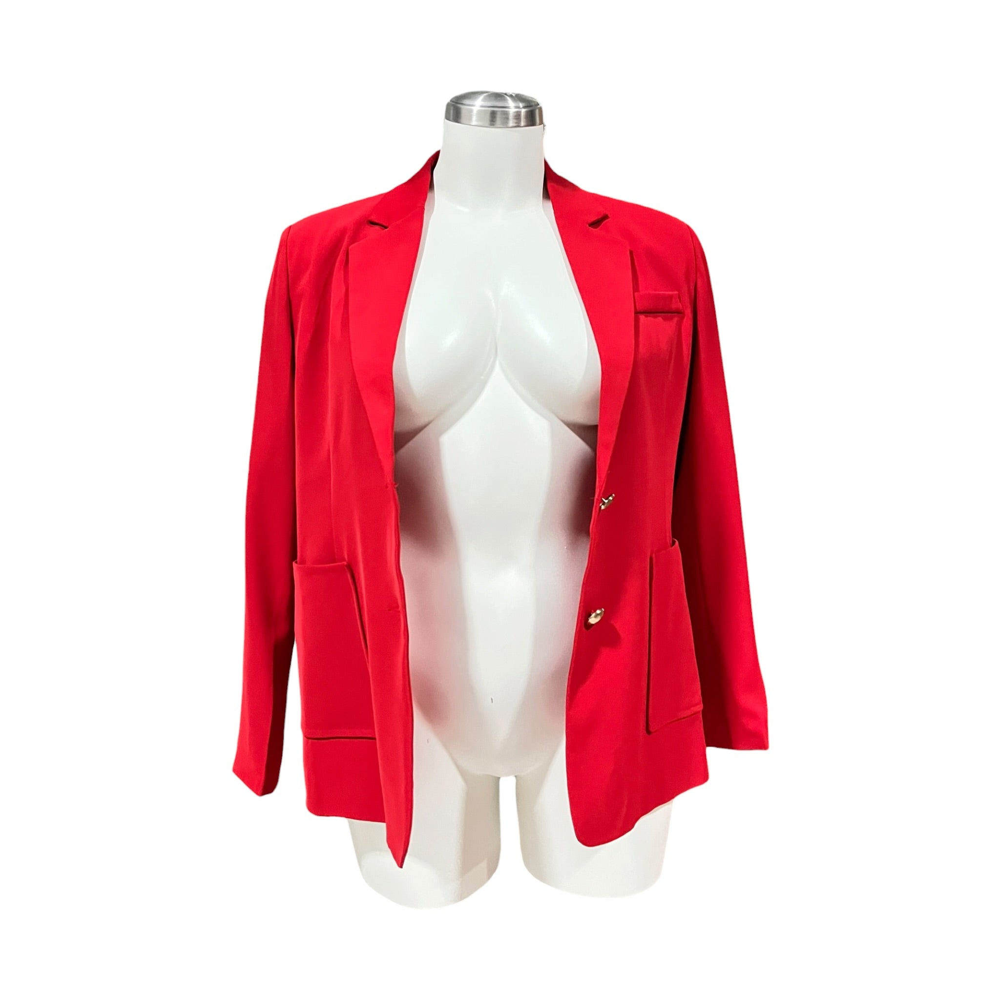 Saco Clásico Elegante Rojo Curvy LC