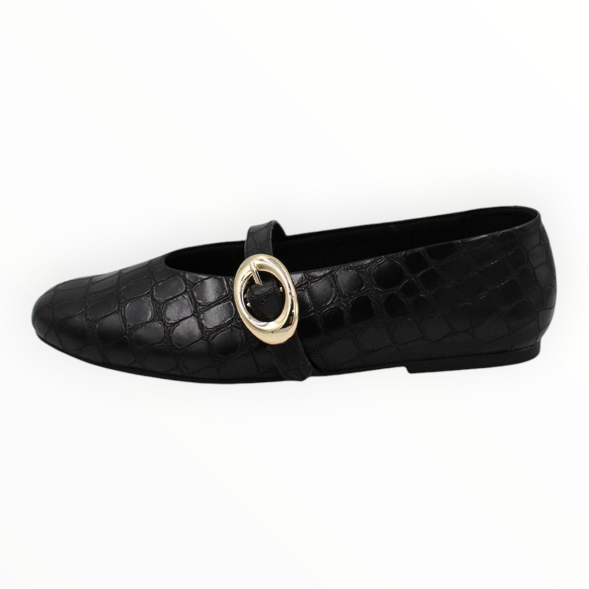 Zapato Para Dama Tipo Mary Jane Negro Senties