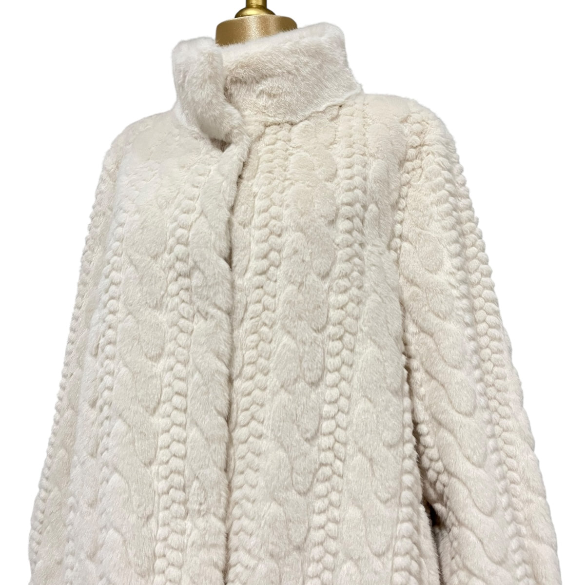 Abrigo Hueso Peluche Para Dama MUSSI