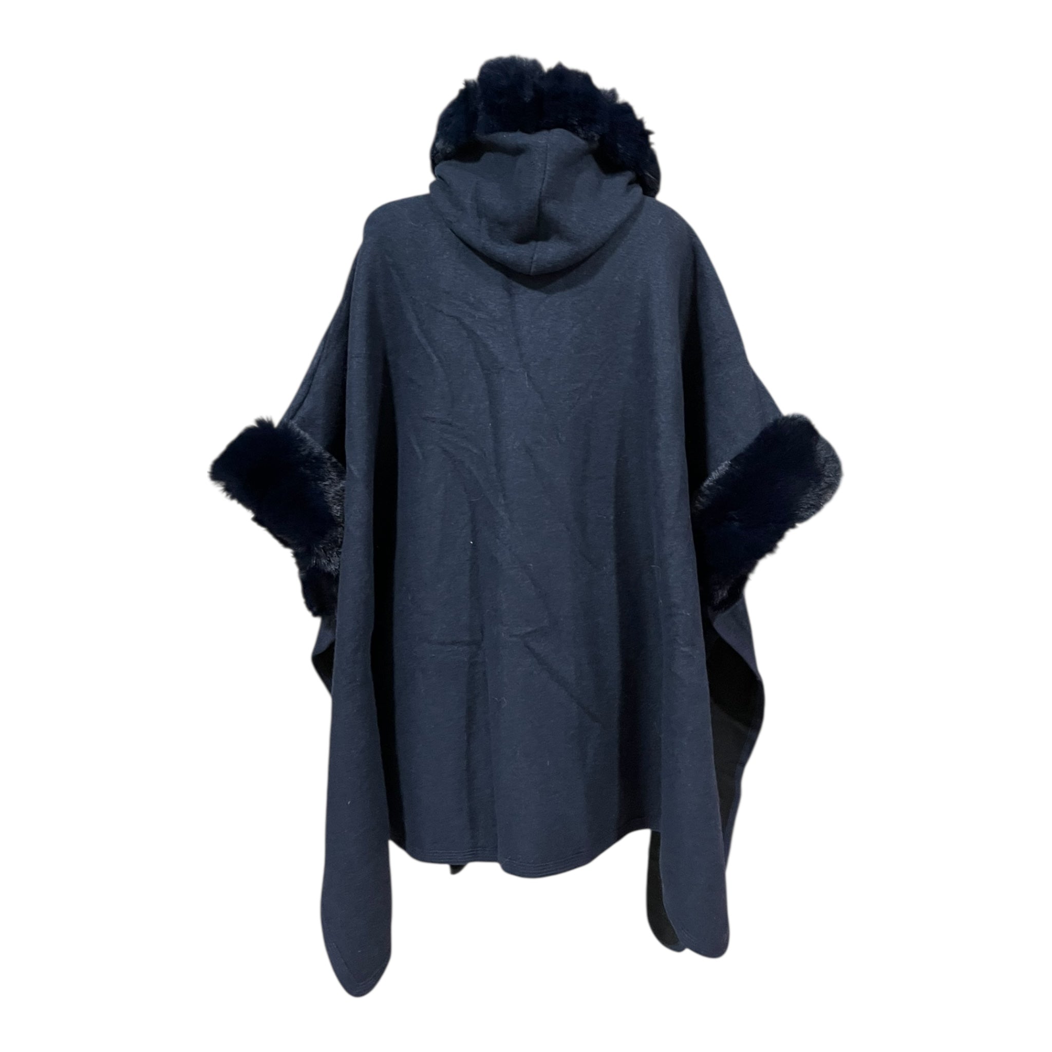 Capa Marino Con Gorro Azul Marino MUSSI