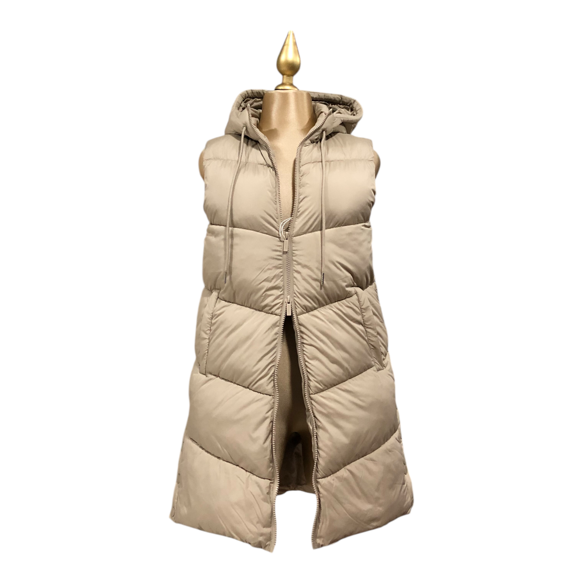 Vestido Chaleco Beige Para Dama LSN