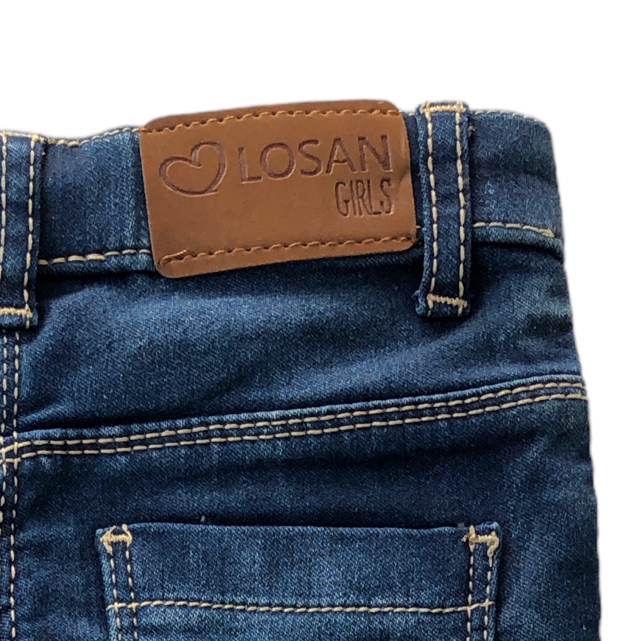 Jegging Denim con llavero para niña Losan