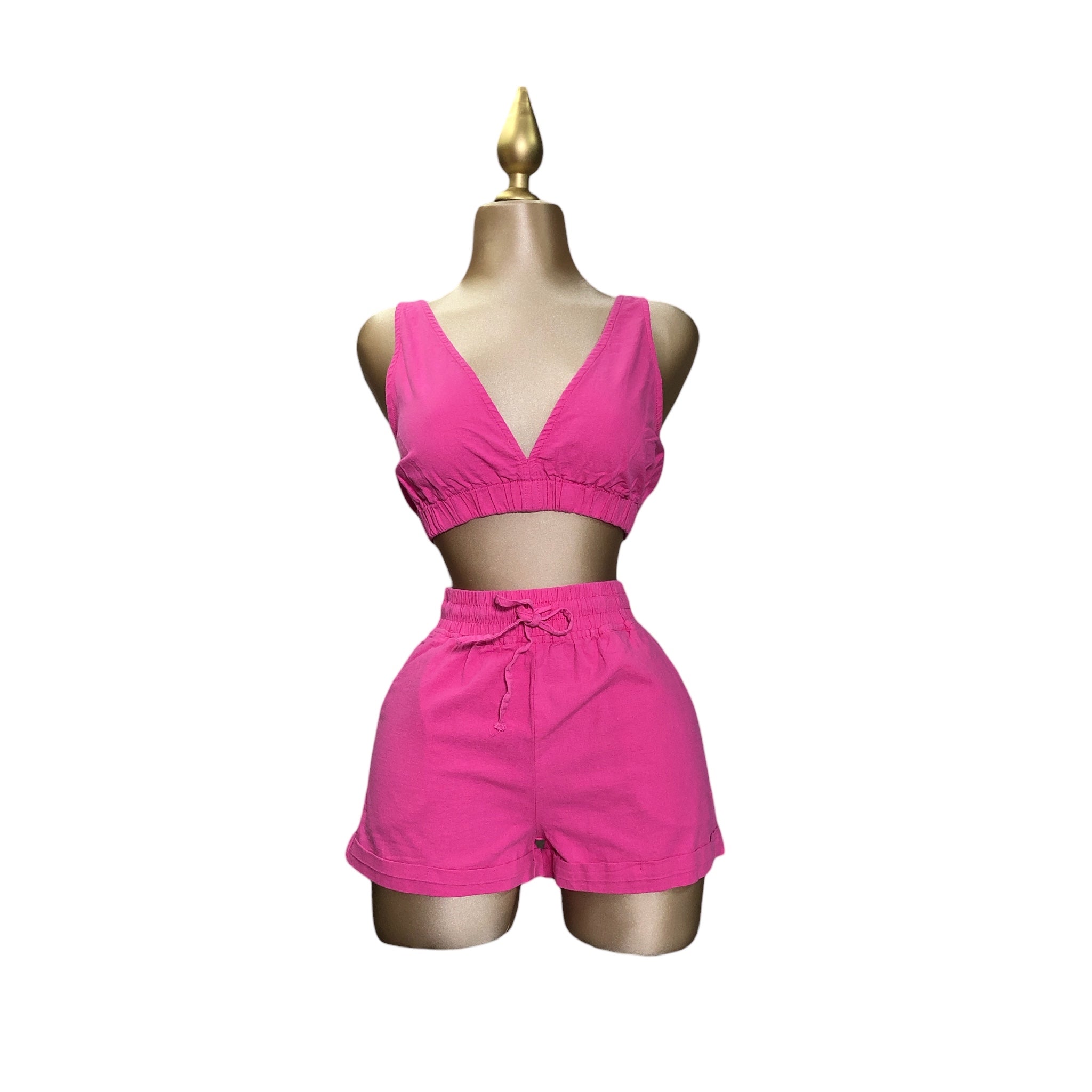 Conjunto De 3 Piezas Fucsia LC