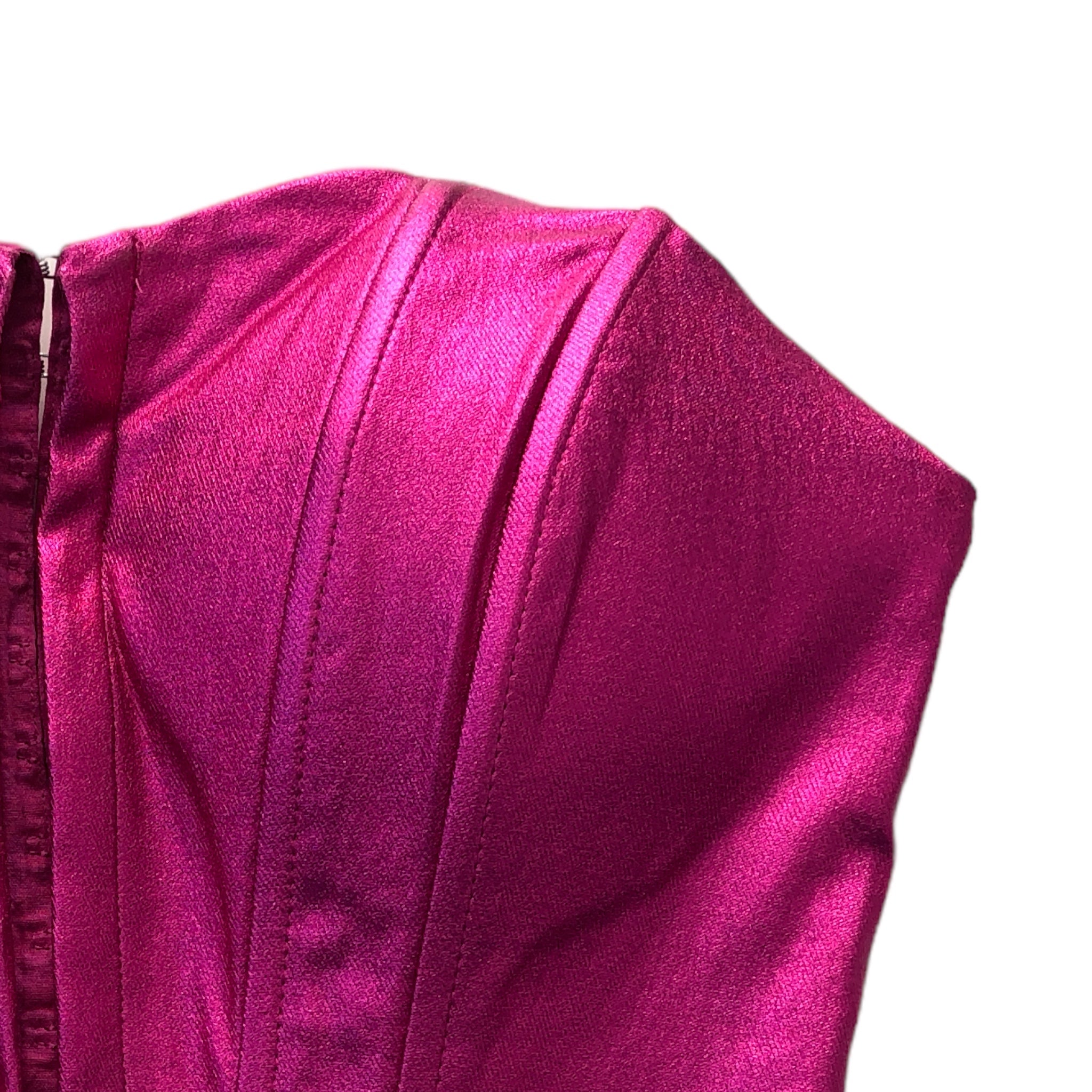 Top Corsé Fucsia LC