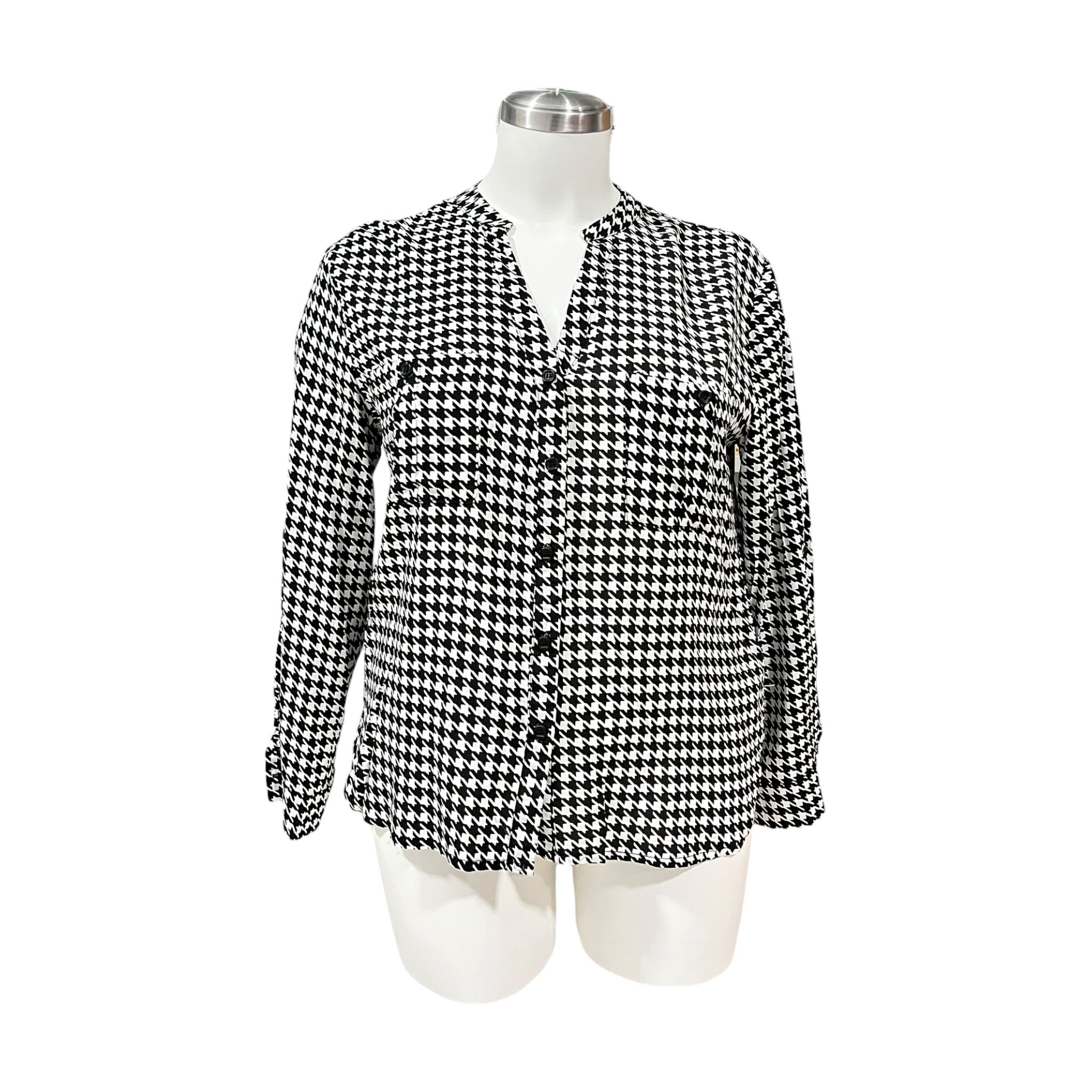Blusa Estampado Pata De Gallo Curvy LC