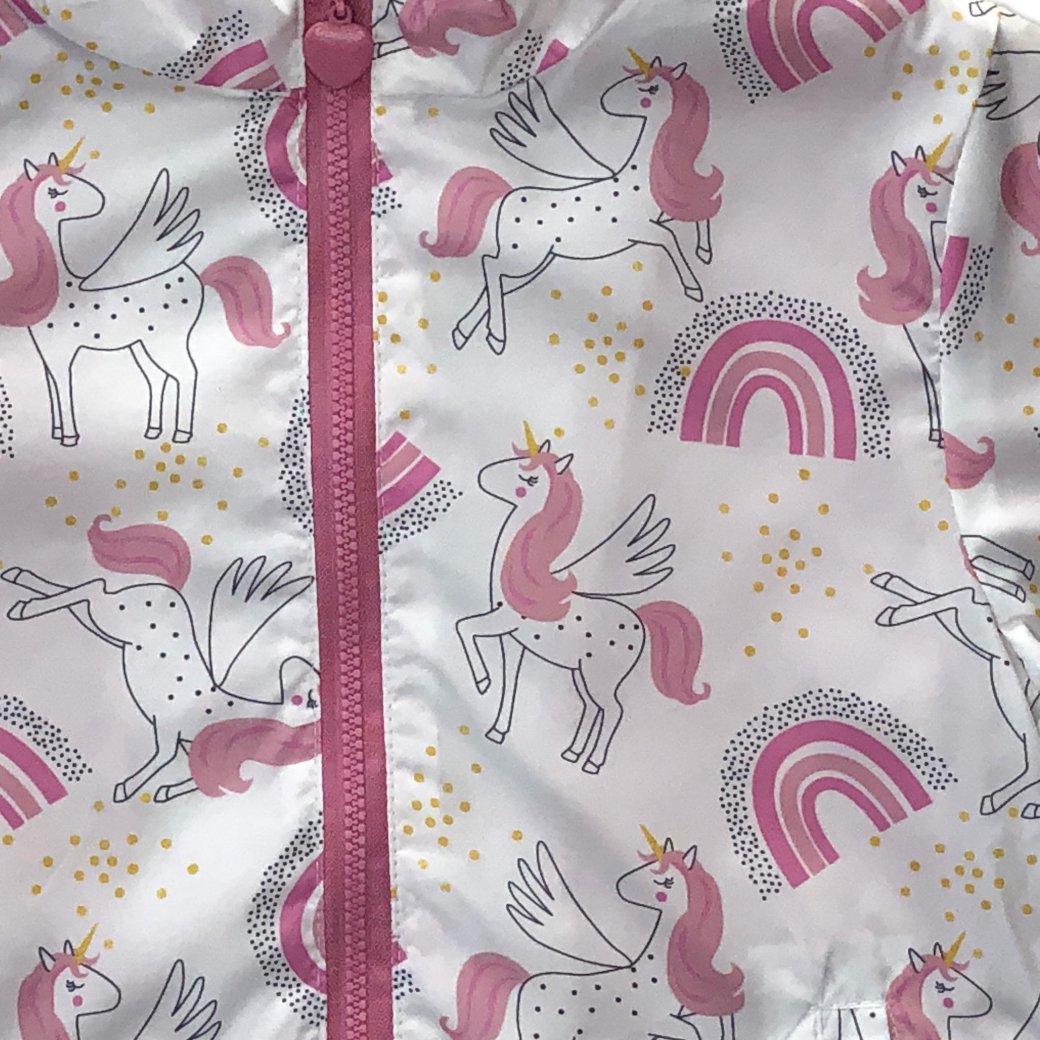 Chamarra Con Capucha De Unicornios Niña Losan