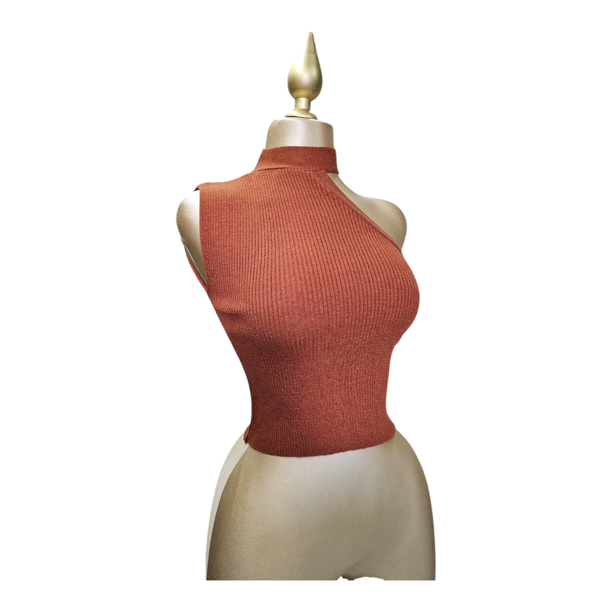 Conjunto De 2 Piezas Blusa Cuello Pedrería Para Dama Color Rojo