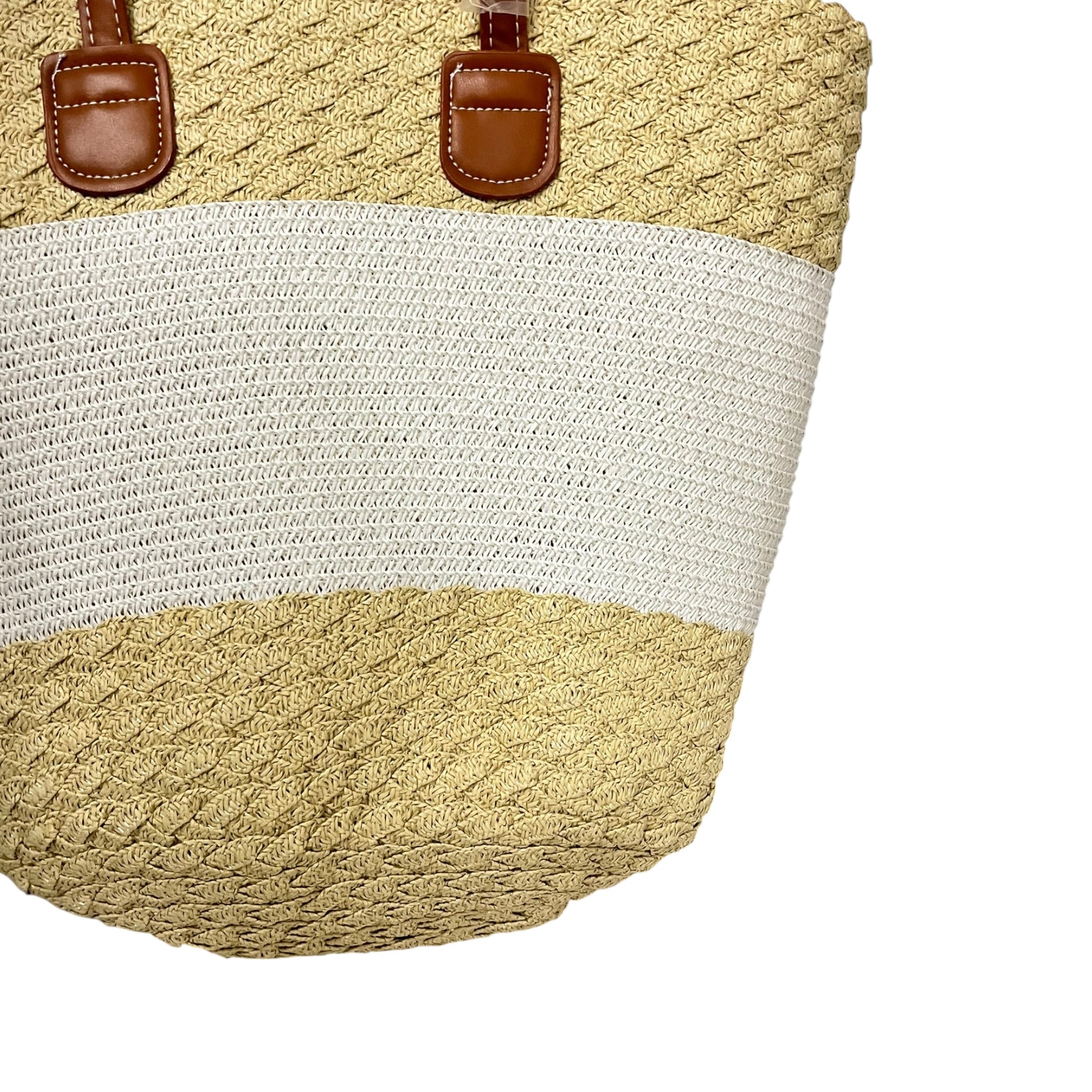 Sombrero Y Bolsa Beige/Hueso Mussi