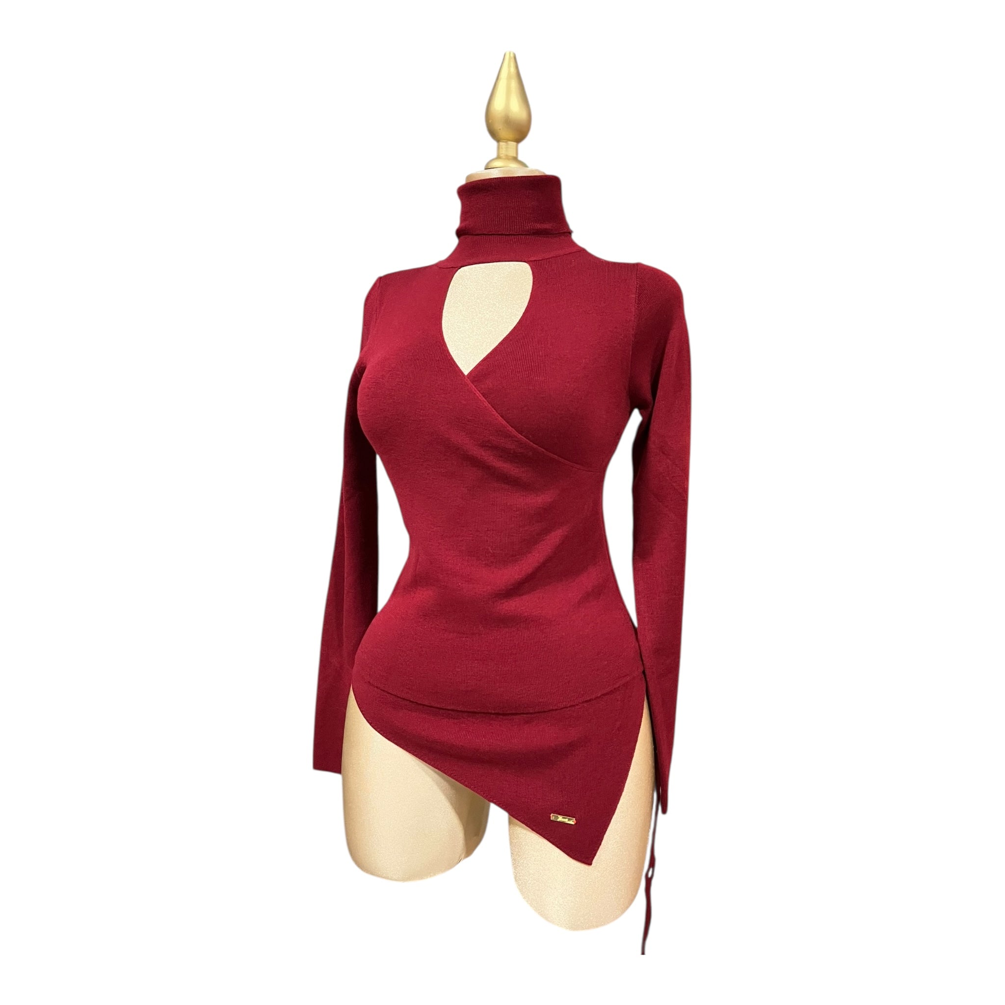 Blusa Asimétrica Rojo Para Dama MUSSI