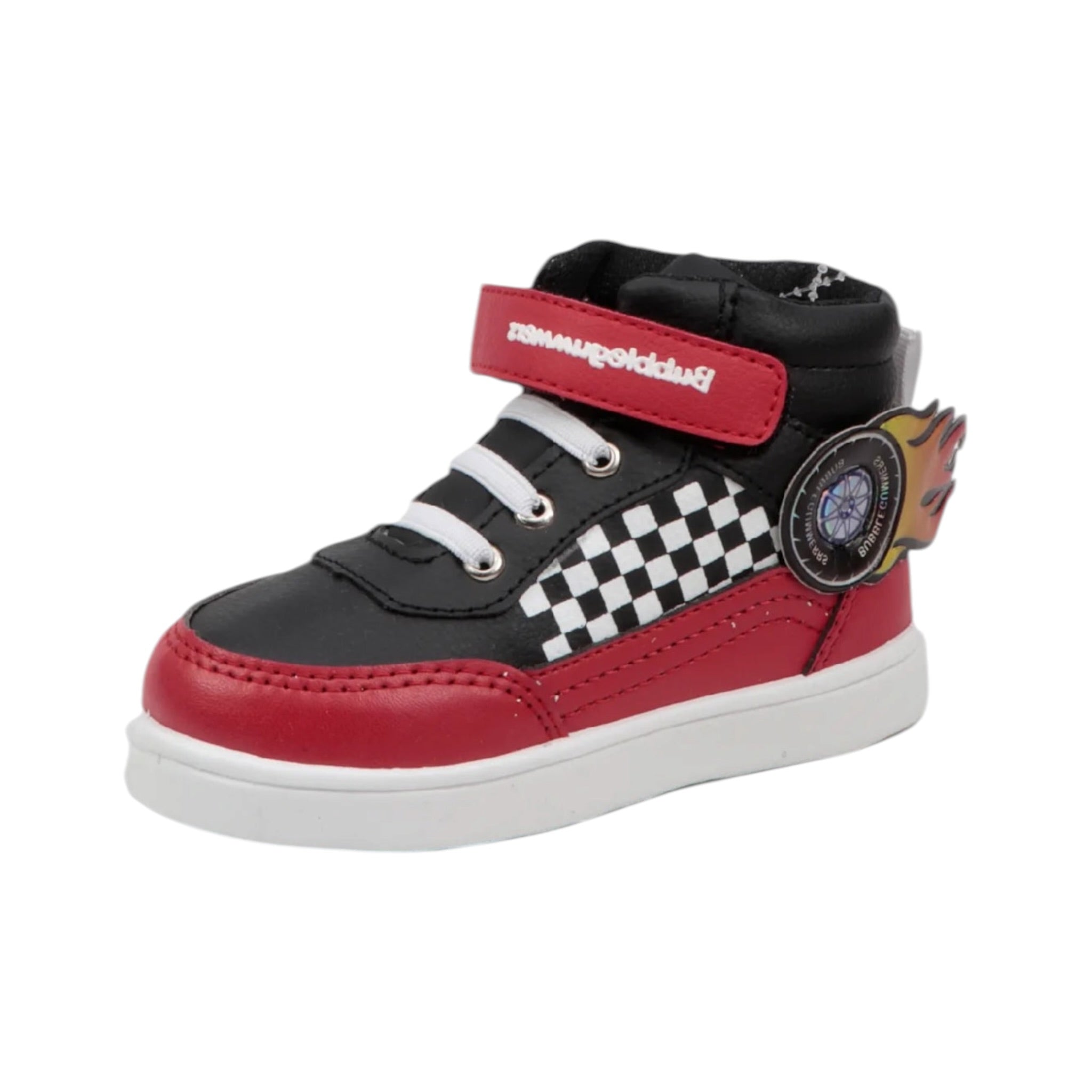 Tenis Carreras Audi  rojo negro Bubble Gummers