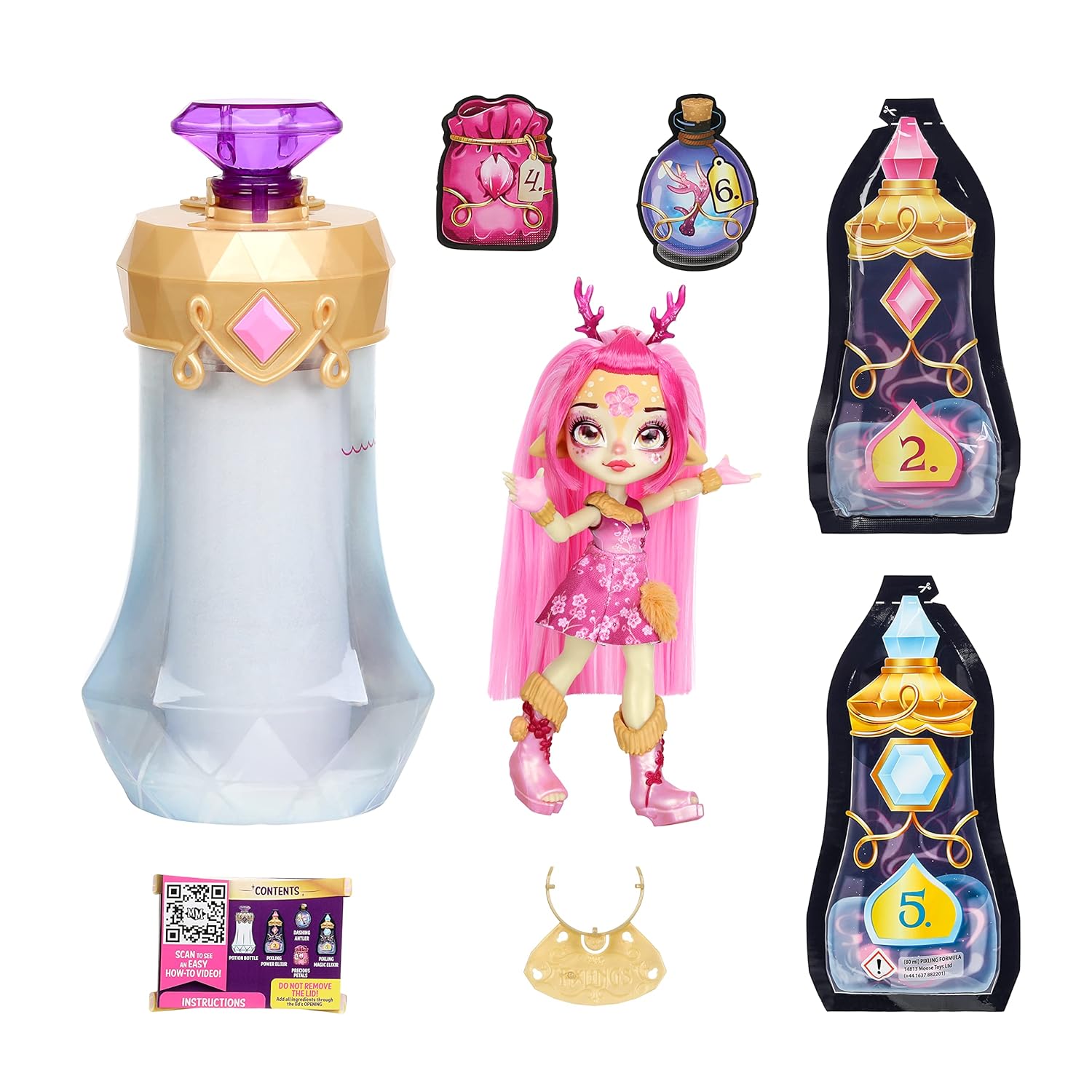 Magic Mixies Pixlings Rosa Muñeca Sopresa
