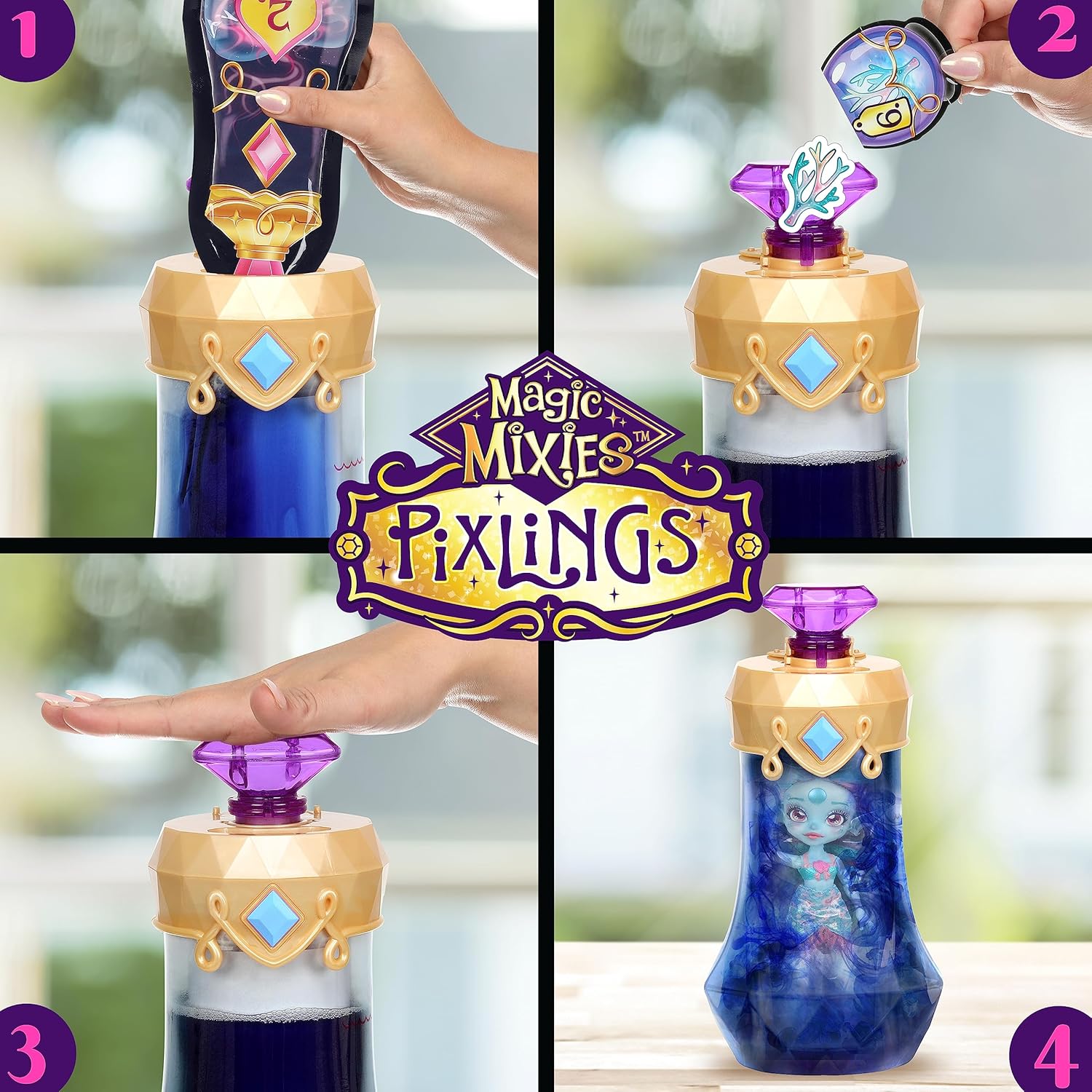 Magic Mixies Pixlings Azul Muñeca Sopresa