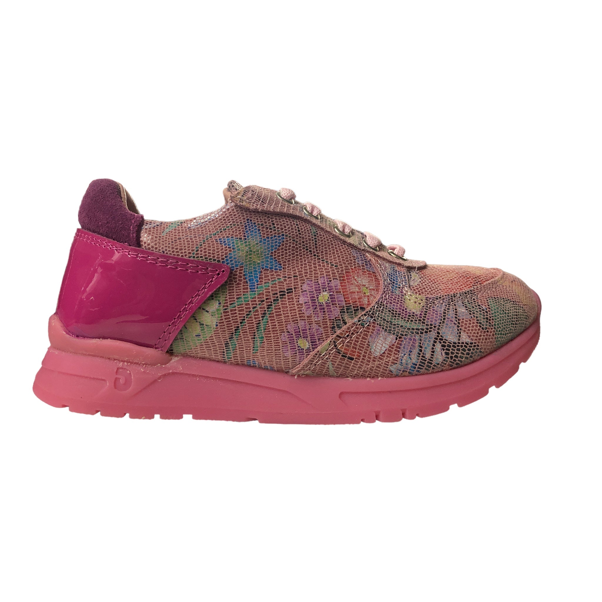 Tenis Con Estampado Floral Para Niña Dogi