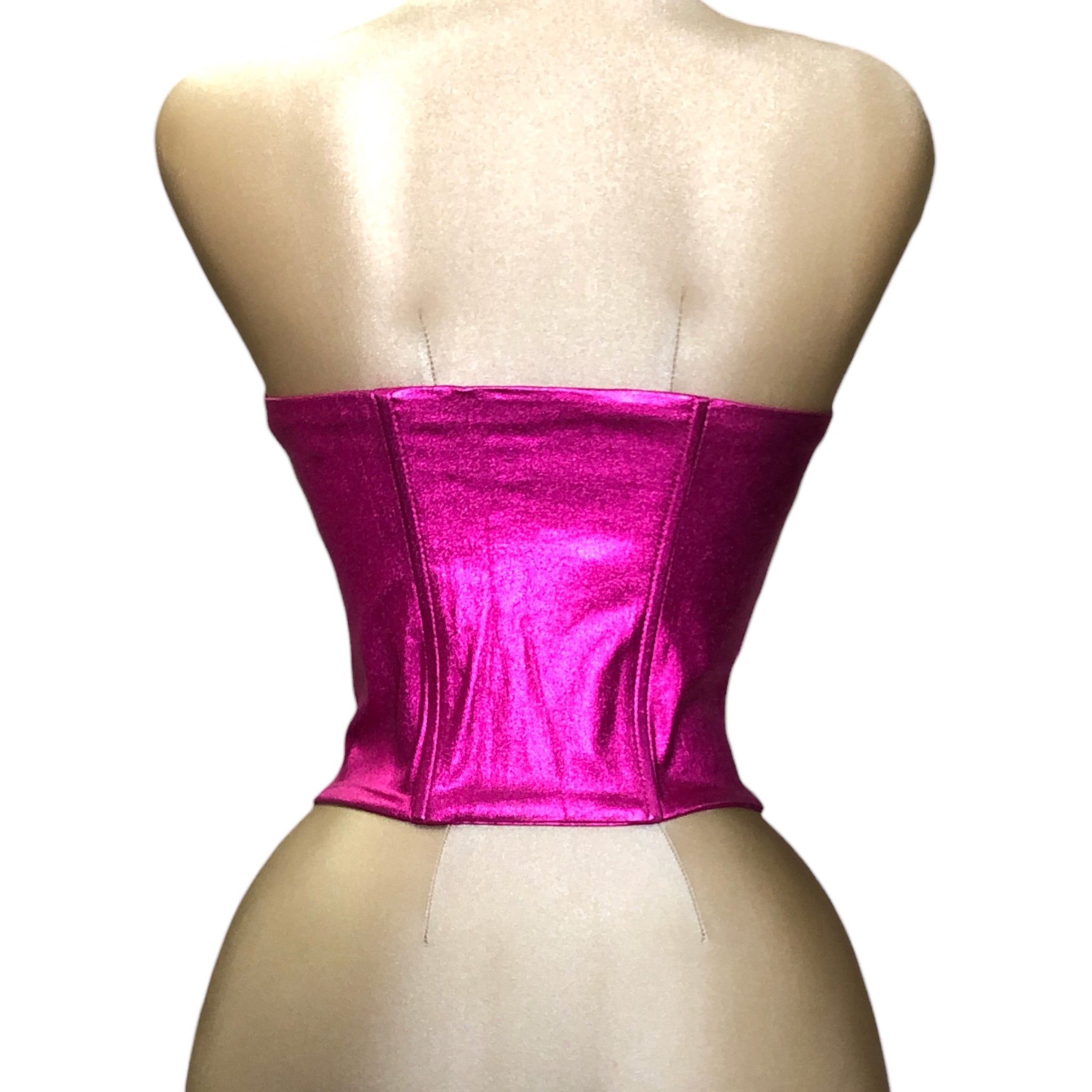 Top Corsé Fucsia LC